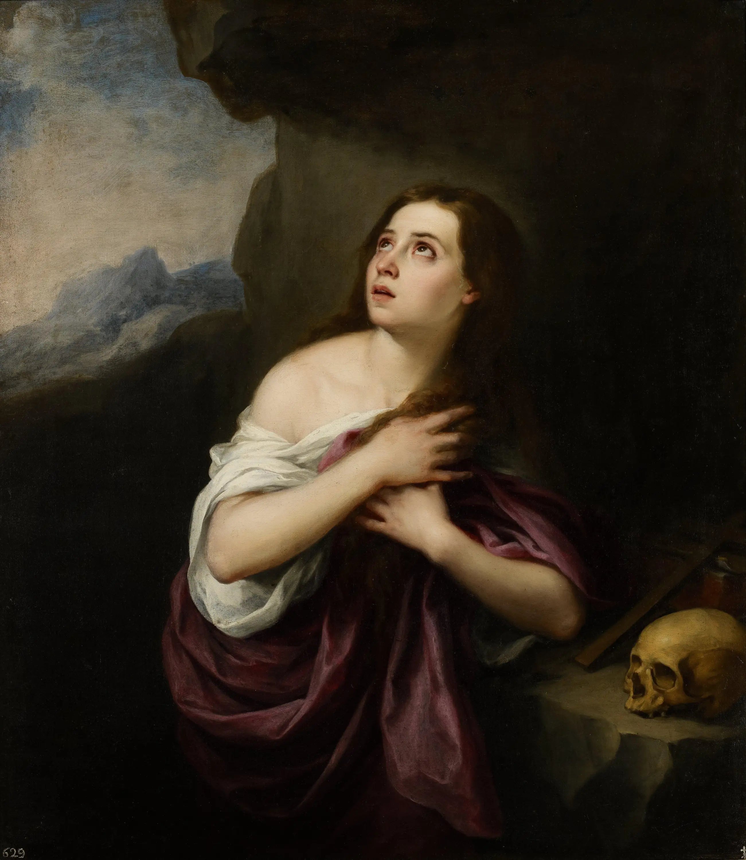 Madeleine pénitente - Bartolomé Esteban Murillo image 1 reproduction d’œuvre d’art à l’huile