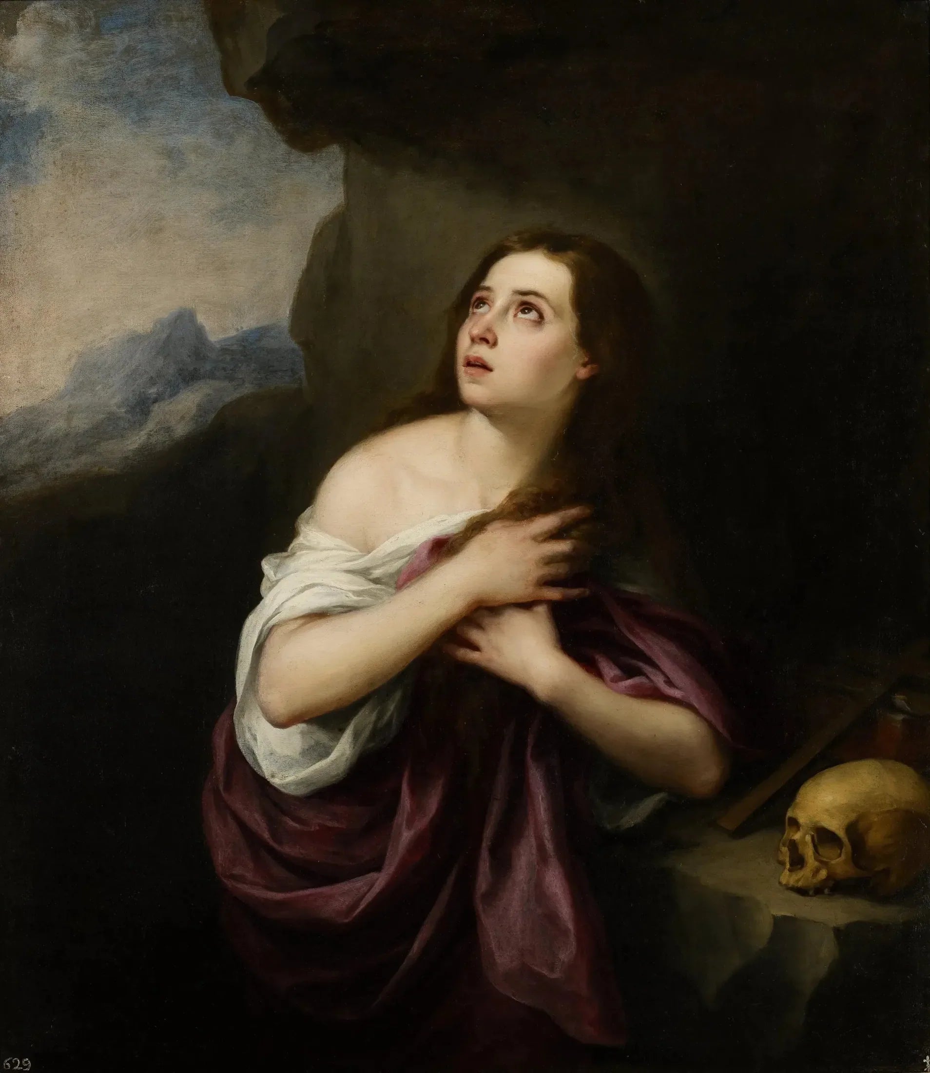 Madeleine pénitente - Bartolomé Esteban Murillo image 1 reproduction d’œuvre d’art à l’huile