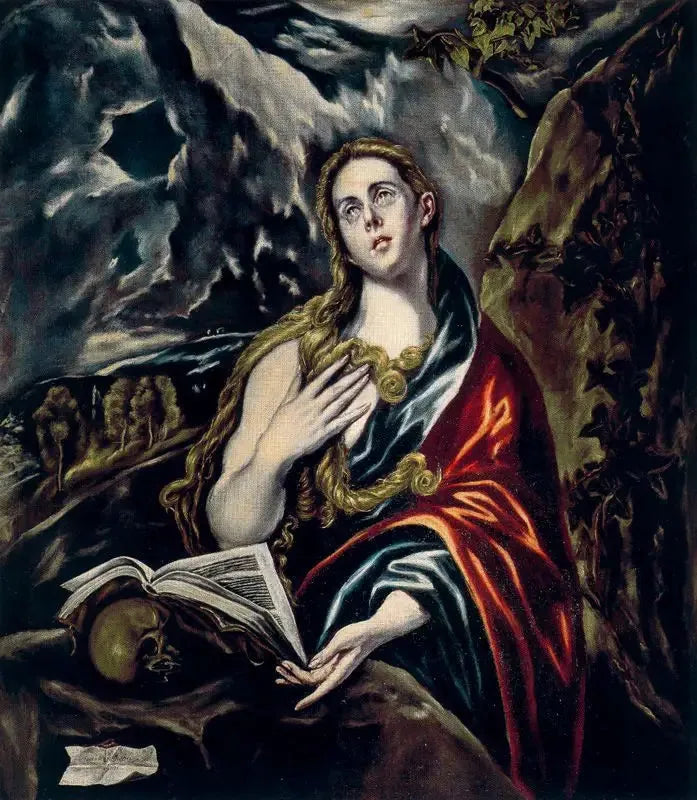 Madeleine pénitente - El Greco image 1 reproduction de peinture à l’huile