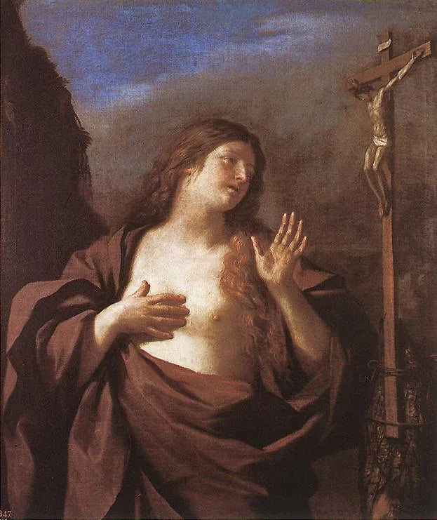 Madeleine pénitente - Guercino image 1 tableau peint à l’huile sur toile