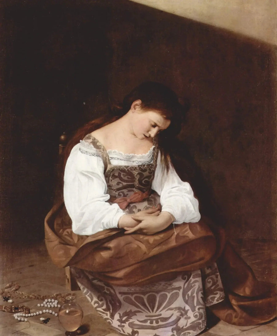 Madeleine repentante - Le Caravage