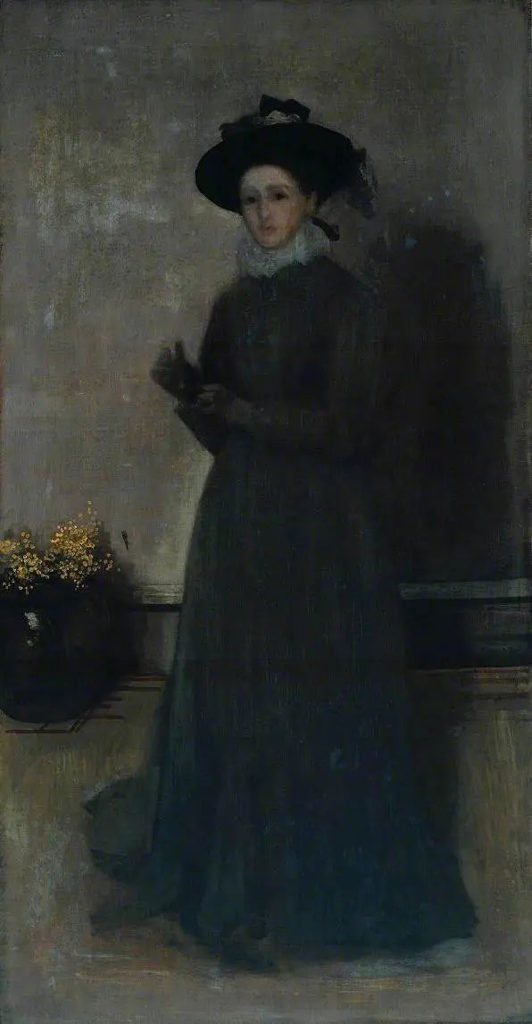 Mademoiselle Agnès Mary Alexander - James Abbott McNeill Whistler image 1 copie de tableau peinte à la main