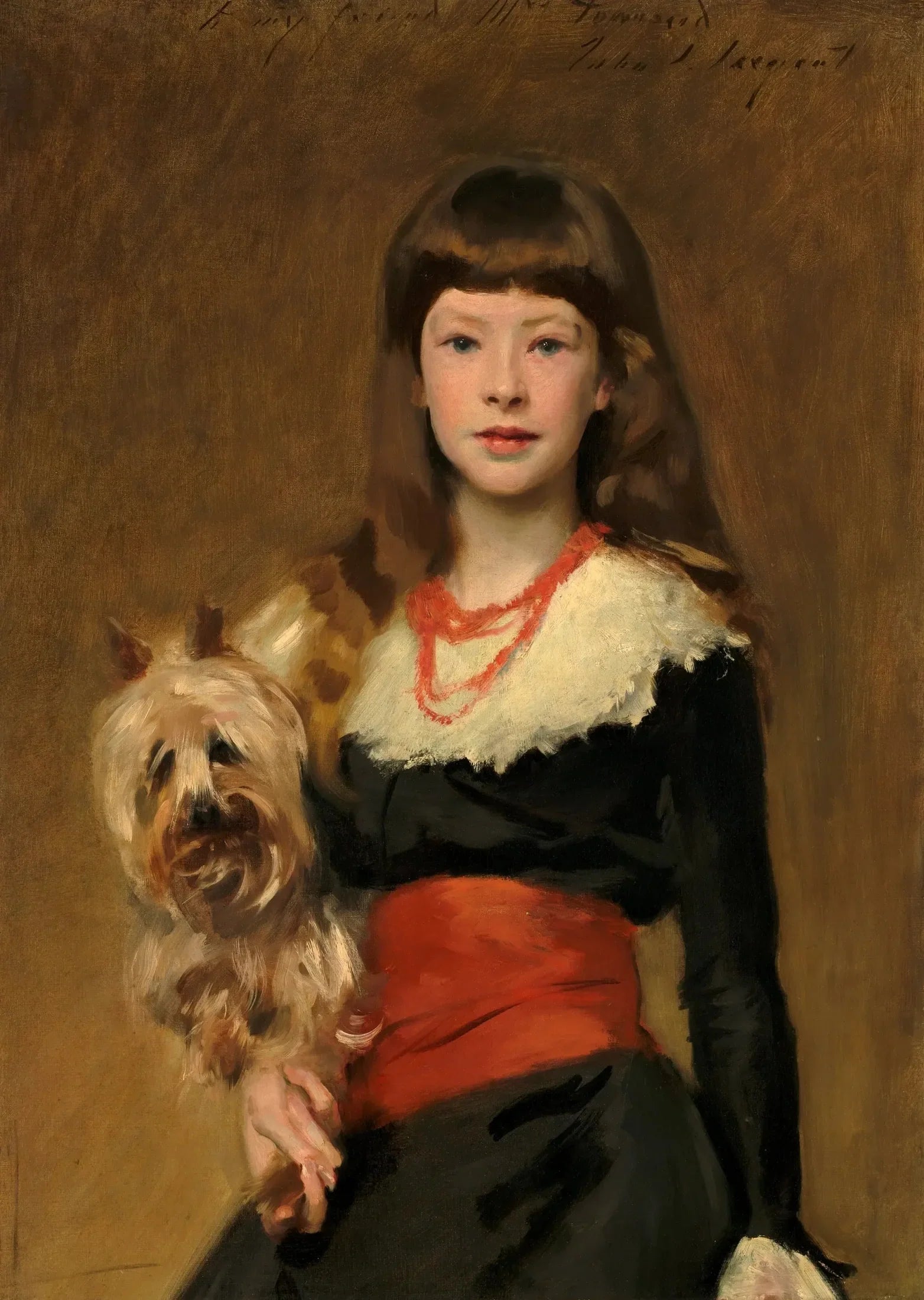 Mademoiselle Béatrice Townsend - John Singer Sargent image 1 reproduction d’œuvre d’art à l’huile