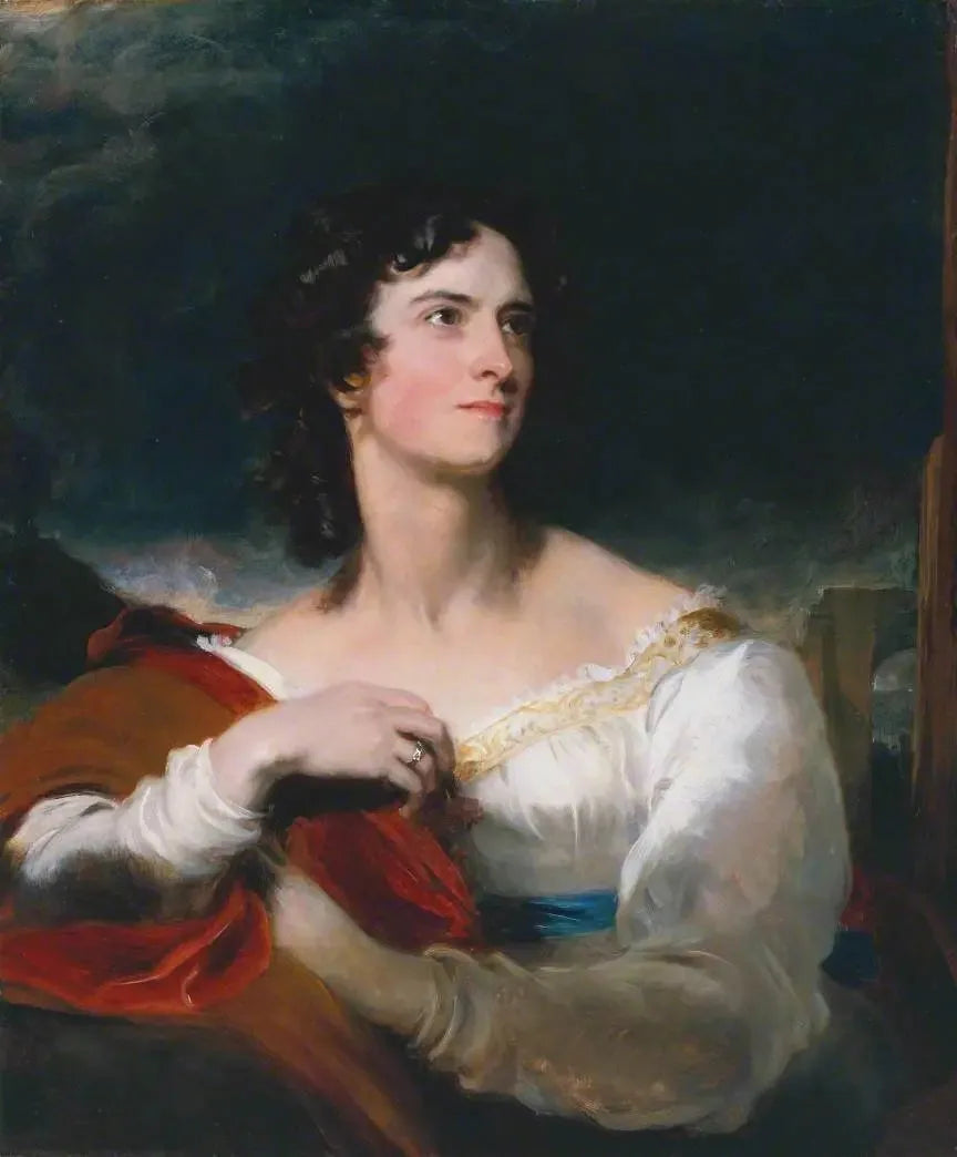 Mademoiselle Caroline Fry - Thomas Lawrence image 1 copie de tableau peinte à la main