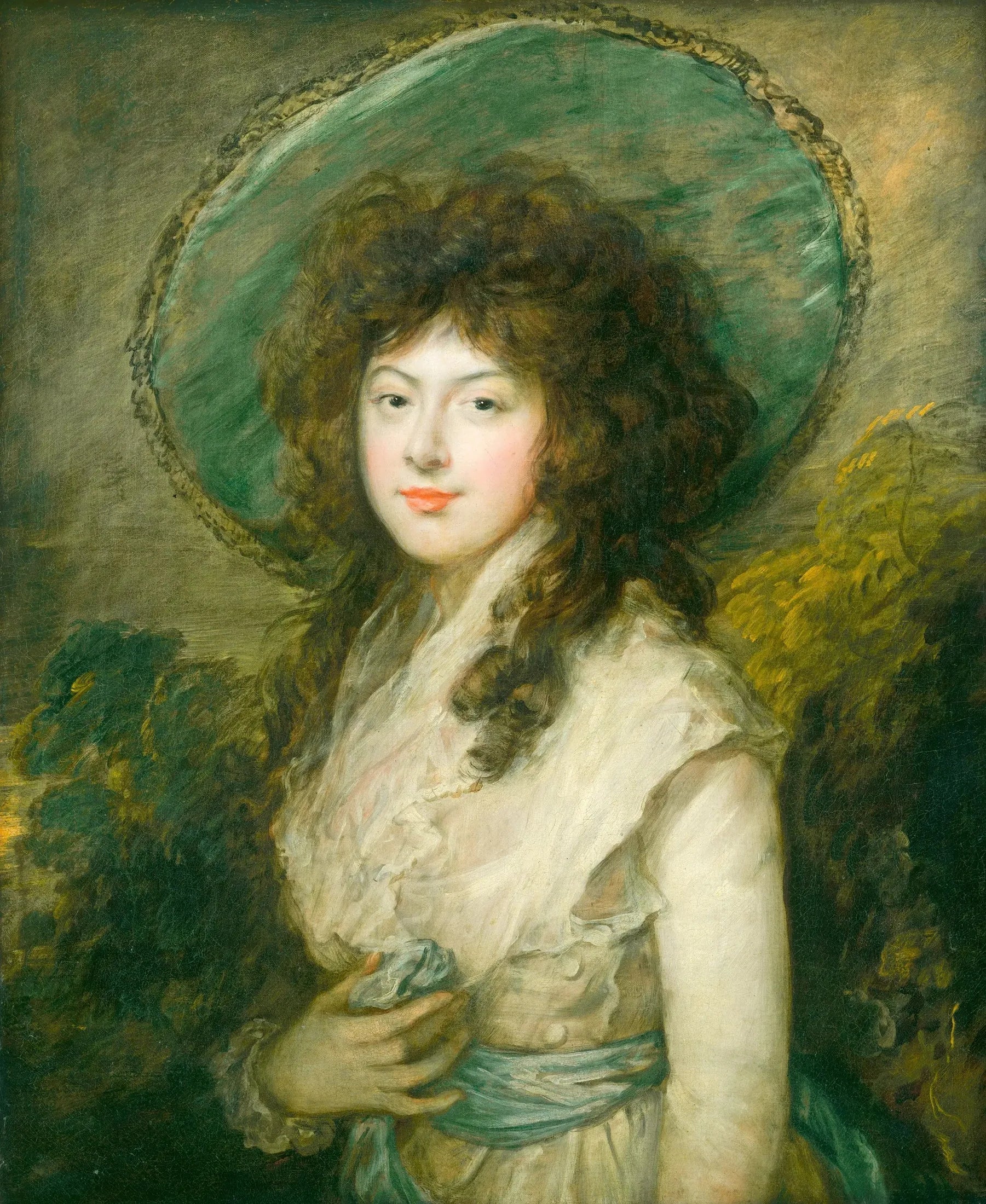 Mademoiselle Catherine Tatton - Thomas Gainsborough image 1 tableau peint à l’huile sur toile