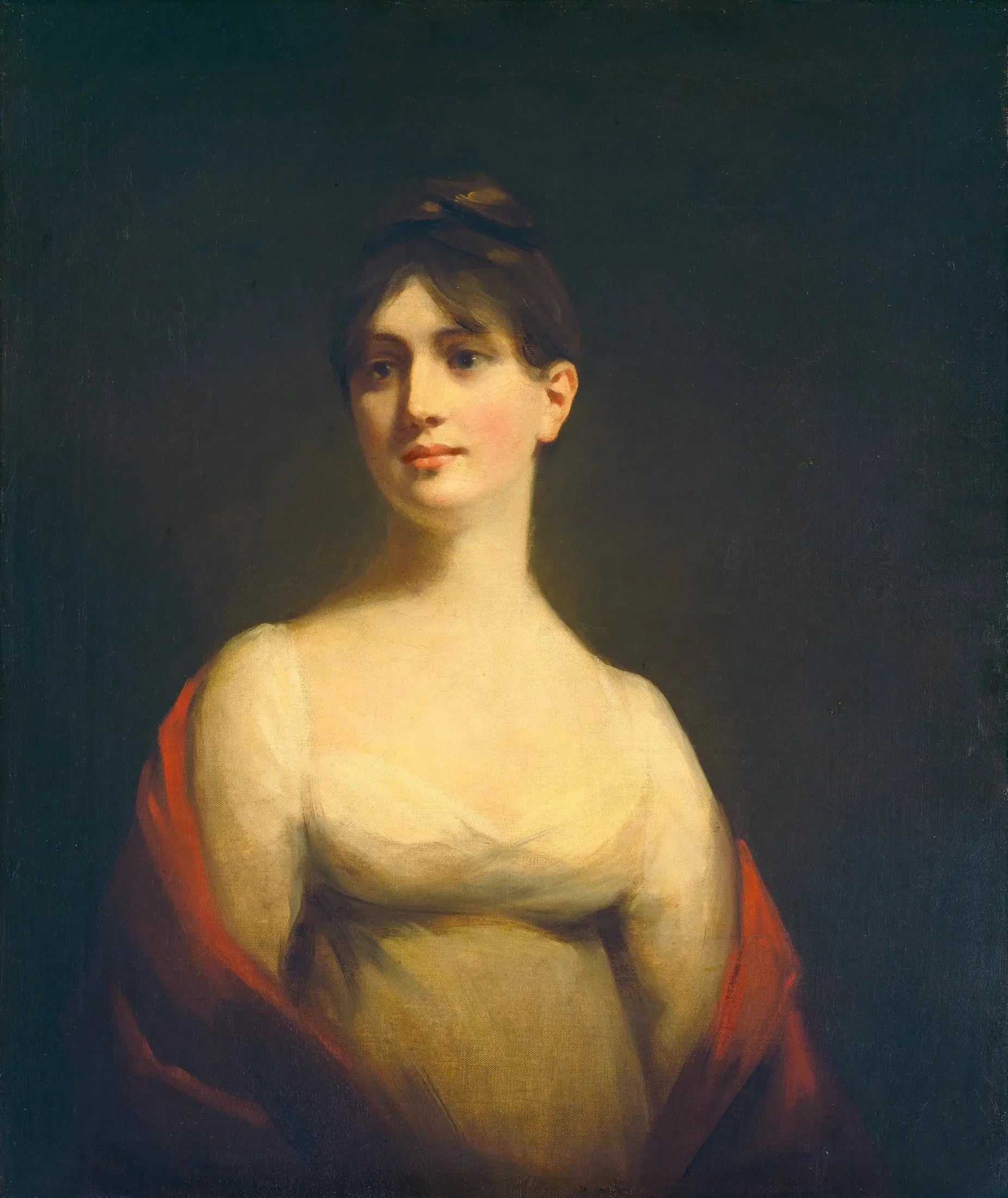 Mademoiselle Davidson Reid - Henry Raeburn image 1 reproduction artisanale de tableau