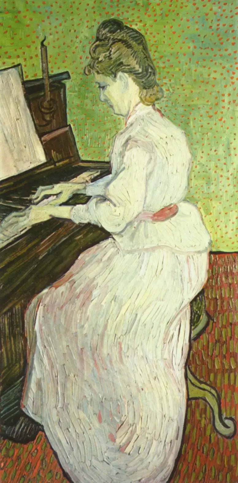 Mademoiselle Gachet au piano - Vincent van Gogh
