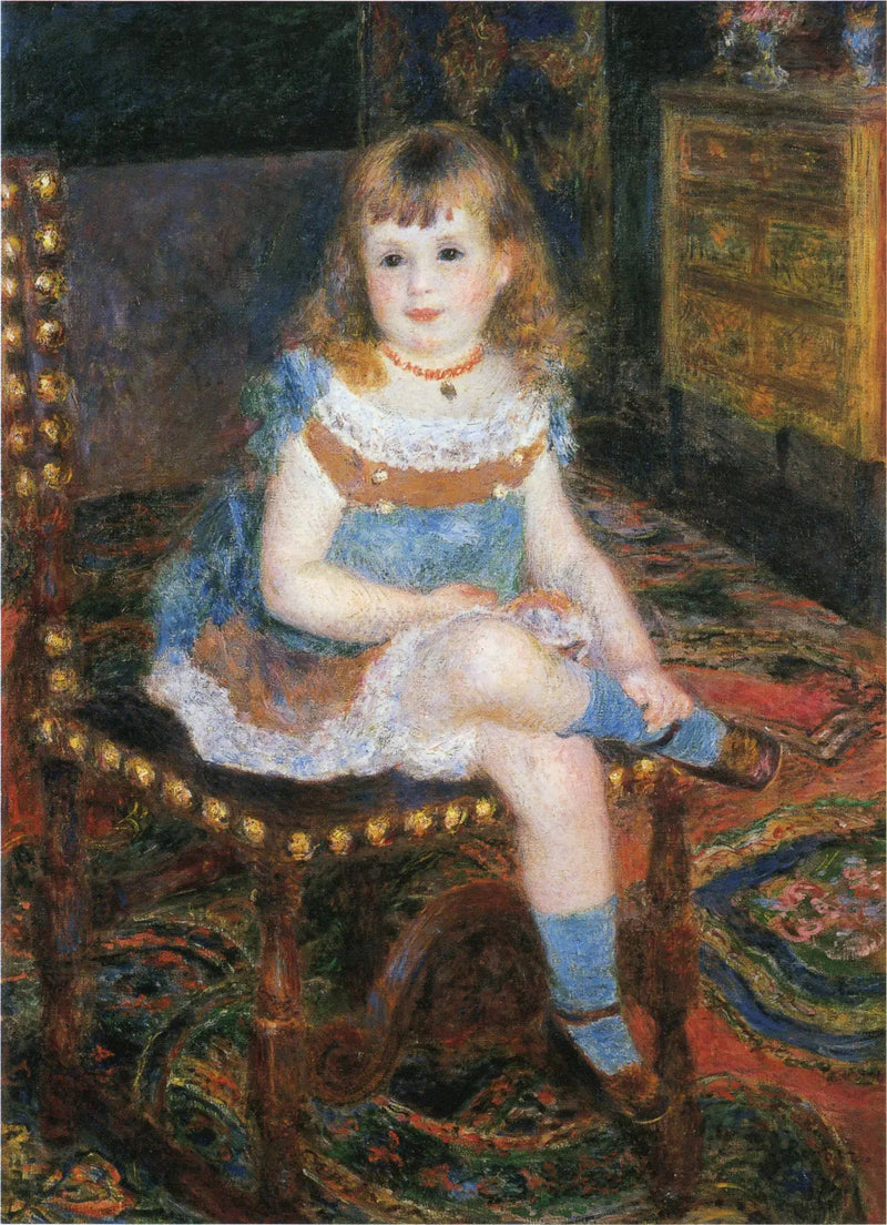 Mademoiselle Georgette Charpentier assise - Pierre-Auguste Renoir