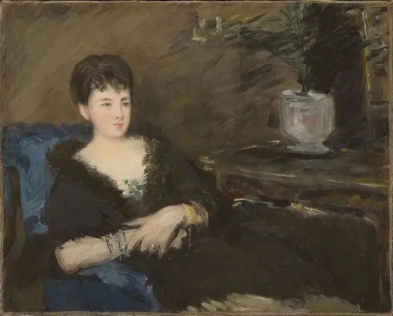 Mademoiselle Isabelle Lemmonier - Édouard Manet image 1 reproduction réalisée par Alpha Reproduction