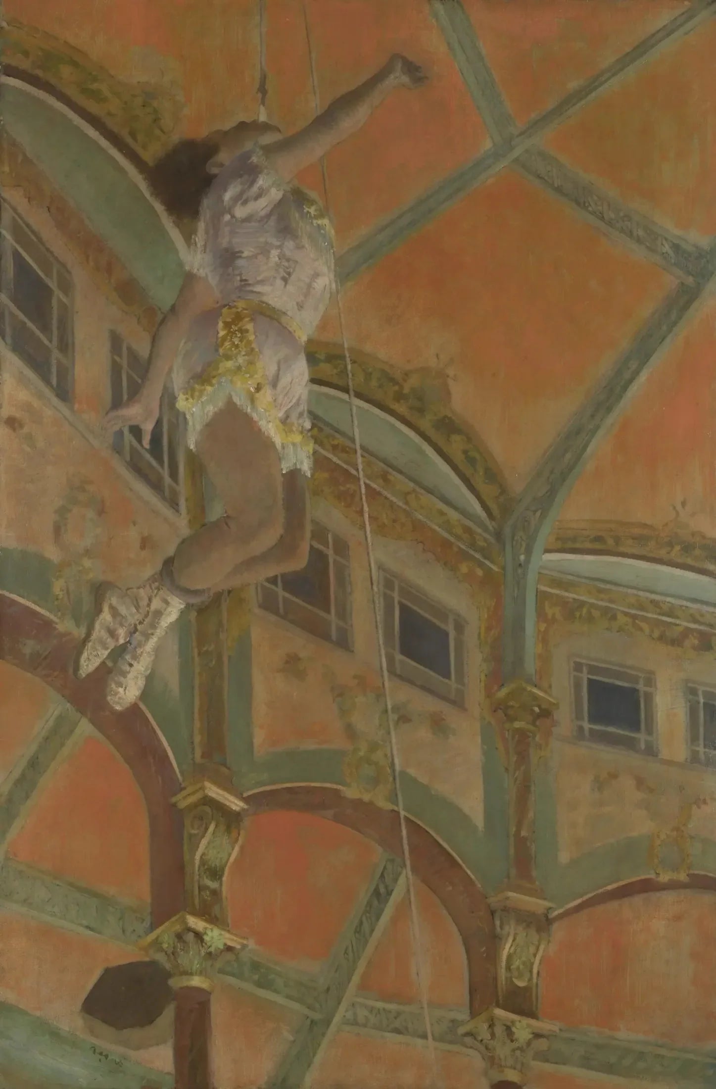 Mademoiselle La La au cirque Fernando - Edgar Degas image 1 reproduction d’œuvre d’art à l’huile