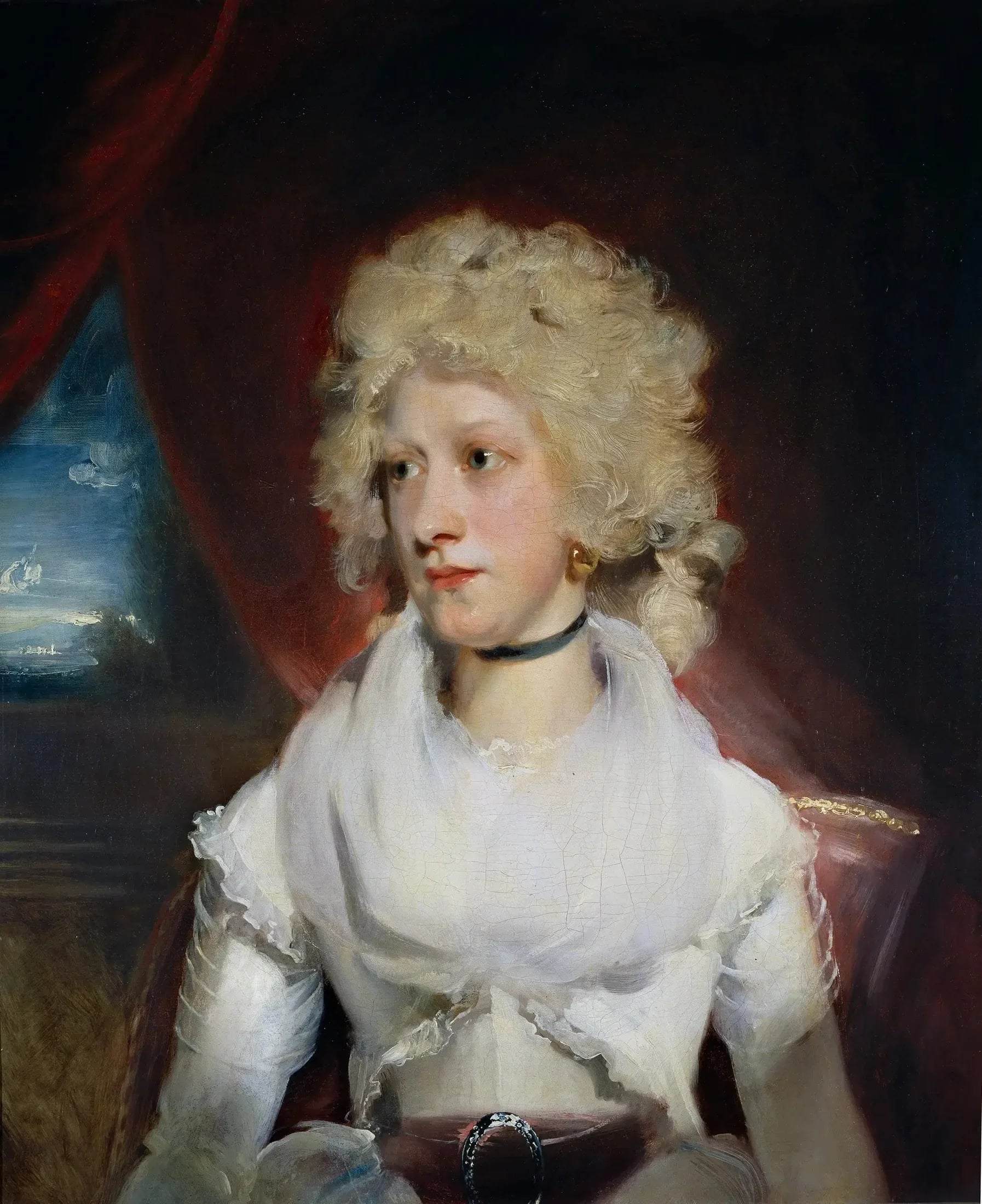 Mademoiselle Marthe Carr - Thomas Lawrence image 1 copie de tableau peinte à la main