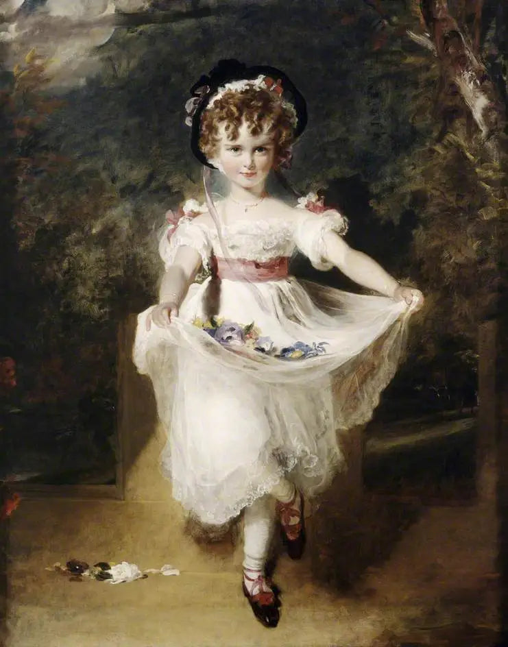 Mademoiselle Murray - Thomas Lawrence image 1 copie peinte à la main à l’huile