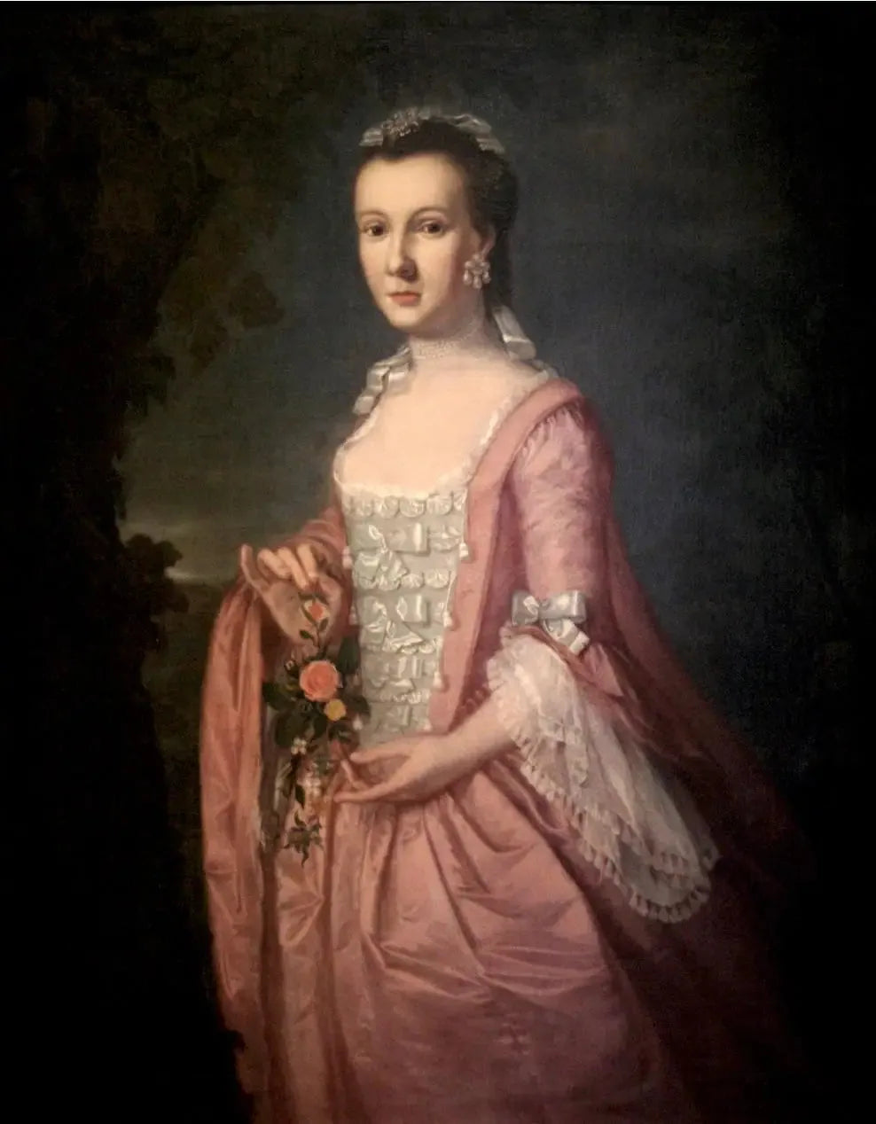 Mademoiselle Rhoda Cranston - John Singleton Copley image 1 reproduction de peinture à l’huile