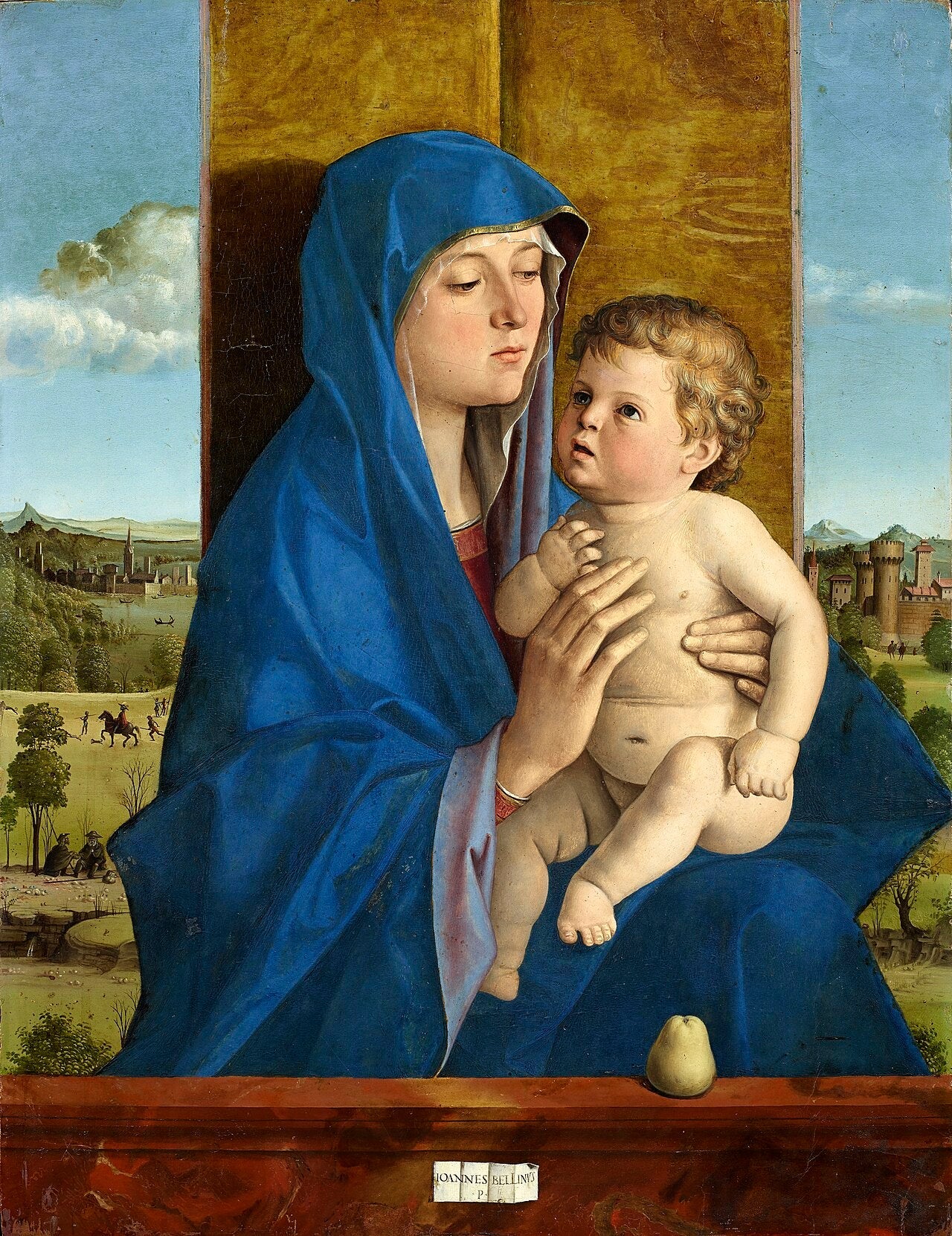 Madone Alzano - Giovanni Bellini image 1 copie peinte à la main à l’huile
