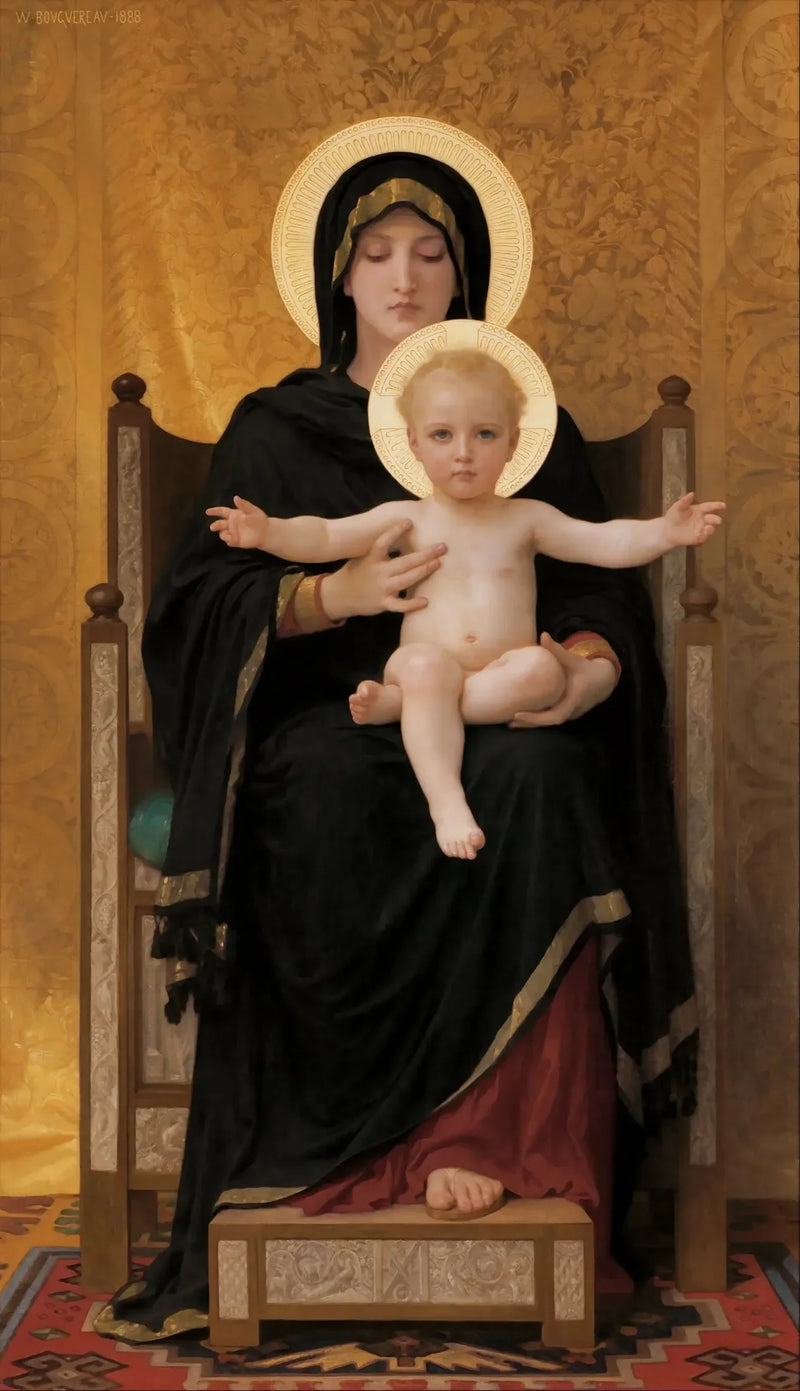 Madone assise - Bouguereau