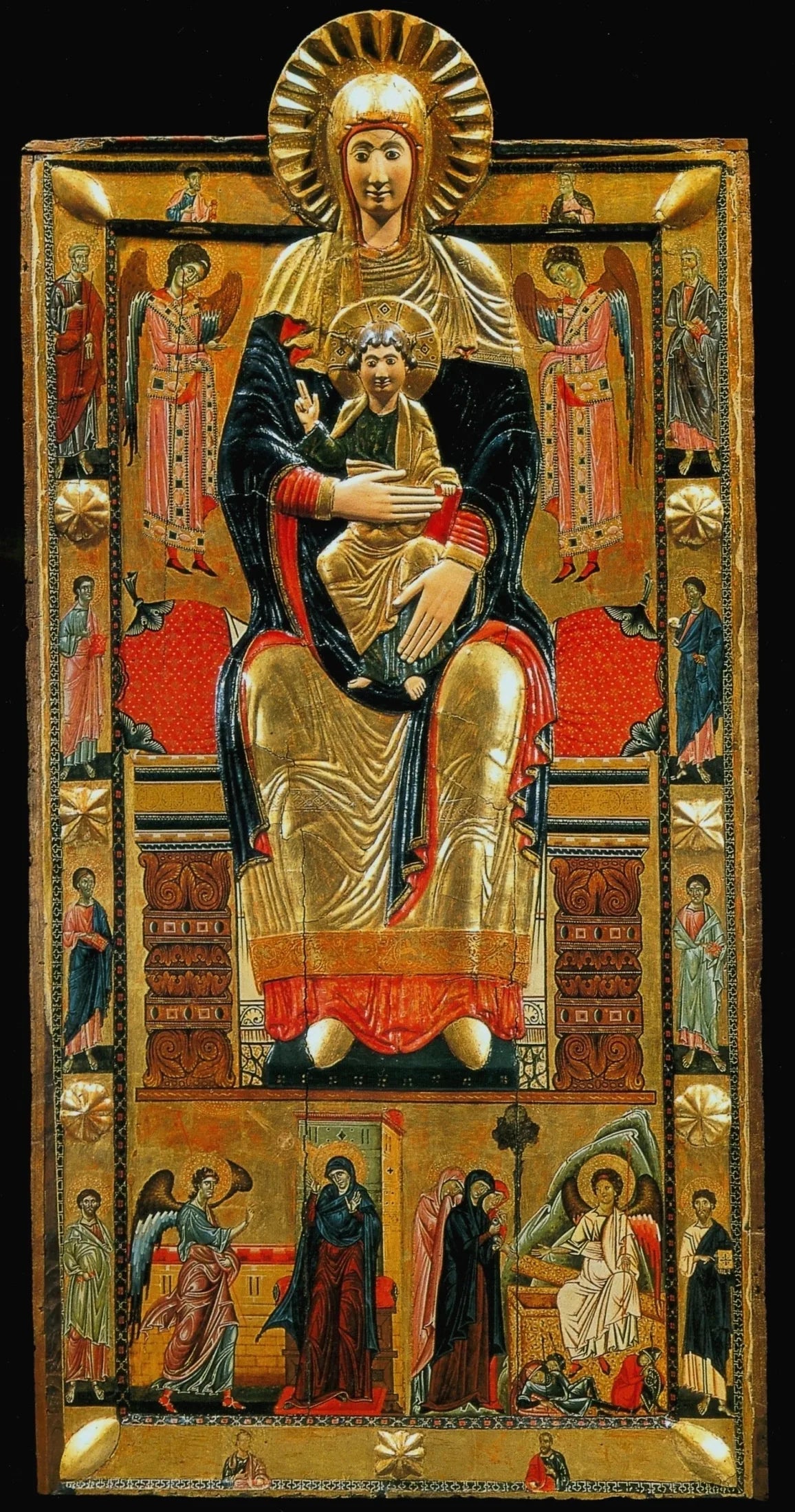 Madone - Coppo di Marcovaldo image 1 reproduction artisanale de tableau
