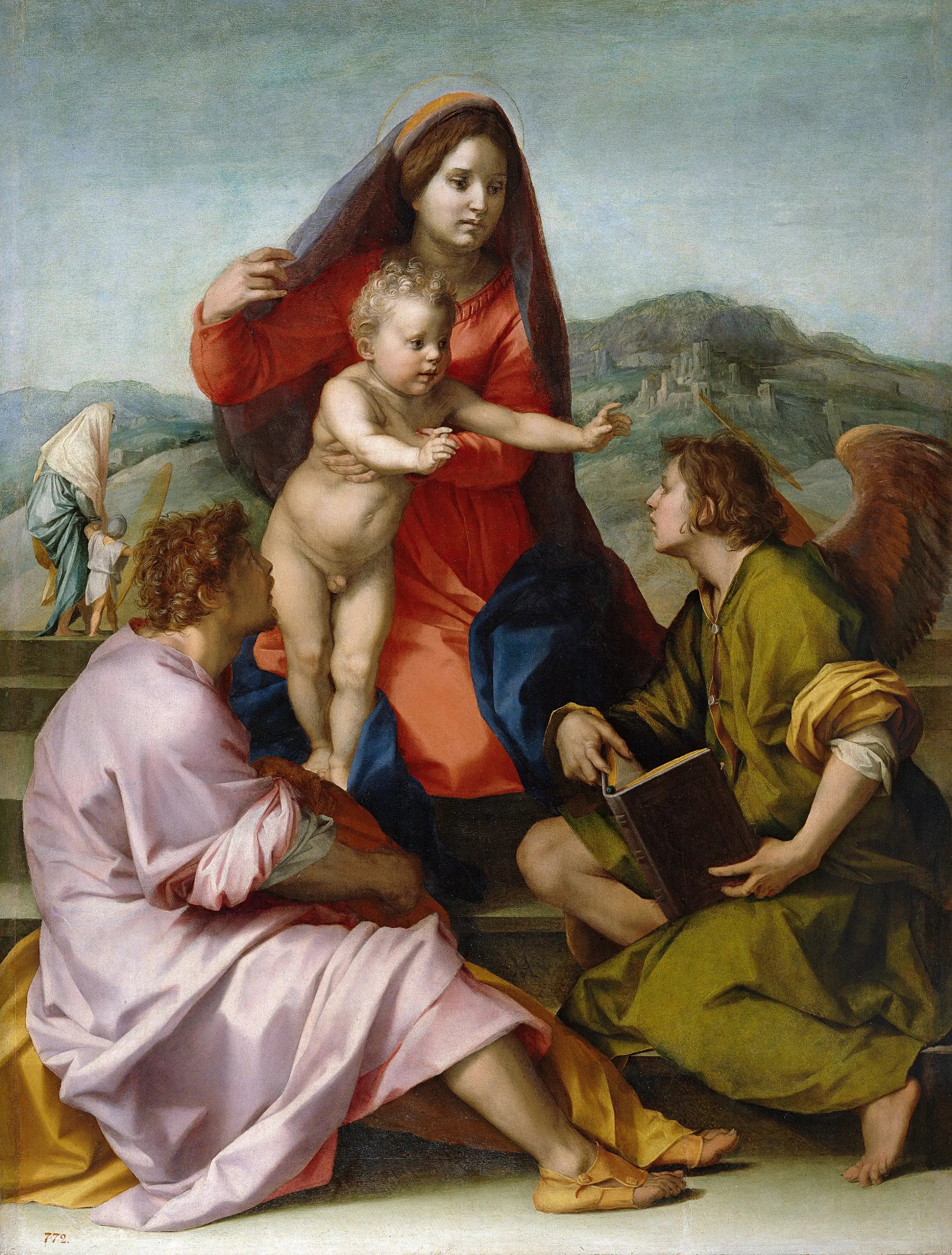 Madone de l'escalier - Andrea del Sarto image 1 tableau peint à l’huile sur toile