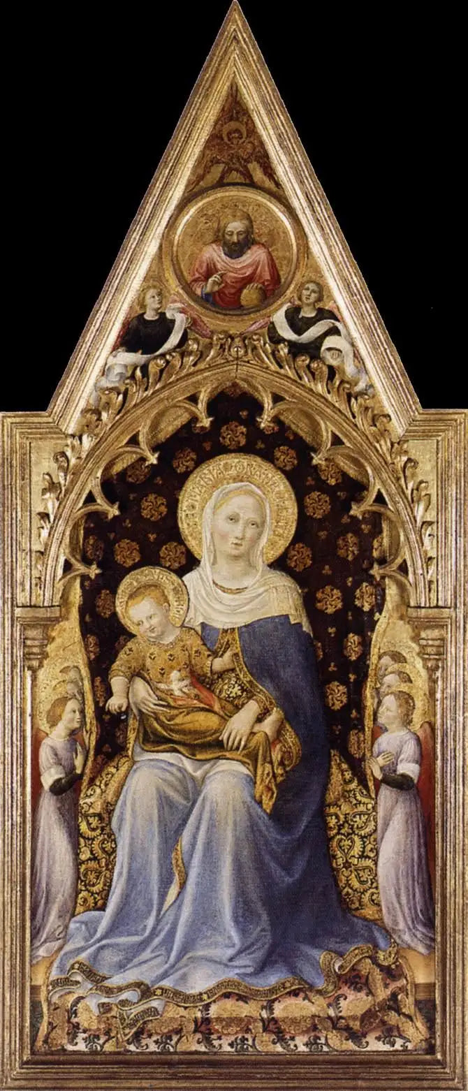 Madone de Quaratesi - Gentile da Fabriano image 1 reproduction de peinture à l’huile