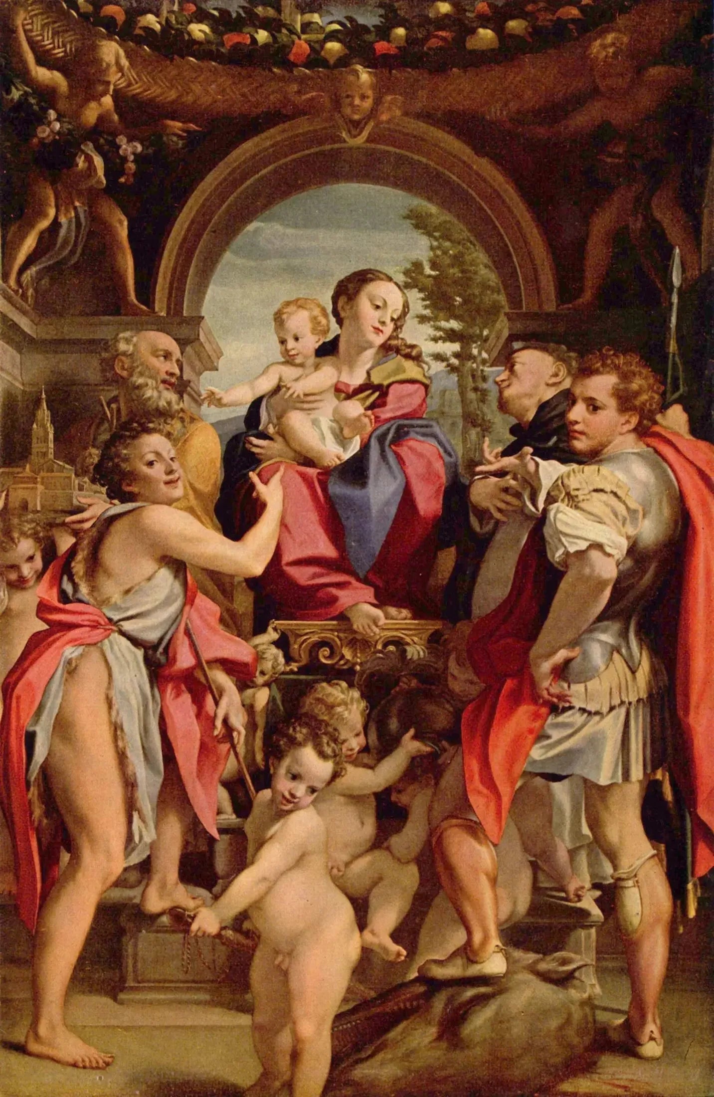 Madone de San Giorgio - Antonio da Correggio image 1 reproduction réalisée par Alpha Reproduction