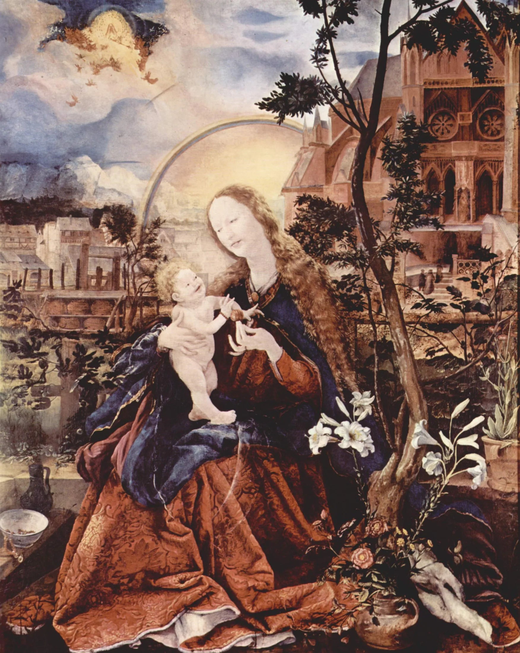 Madone de Stuppach - Matthias Grünewald image 1 reproduction réalisée par Alpha Reproduction