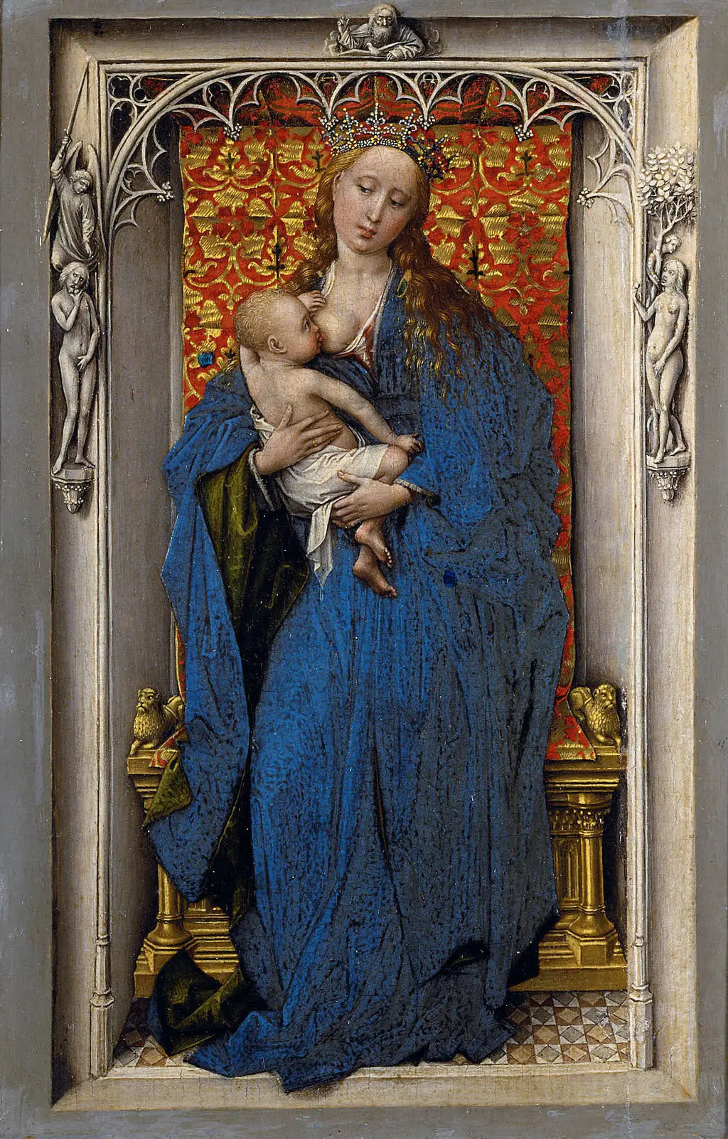 Madone debout - Rogier van der Weyden image 1 reproduction réalisée par Alpha Reproduction