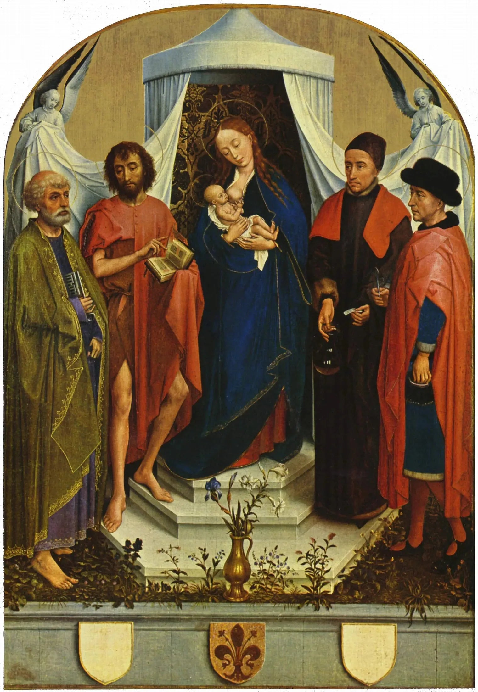 Madone des Médicis - Rogier van der Weyden image 1 reproduction artisanale de tableau