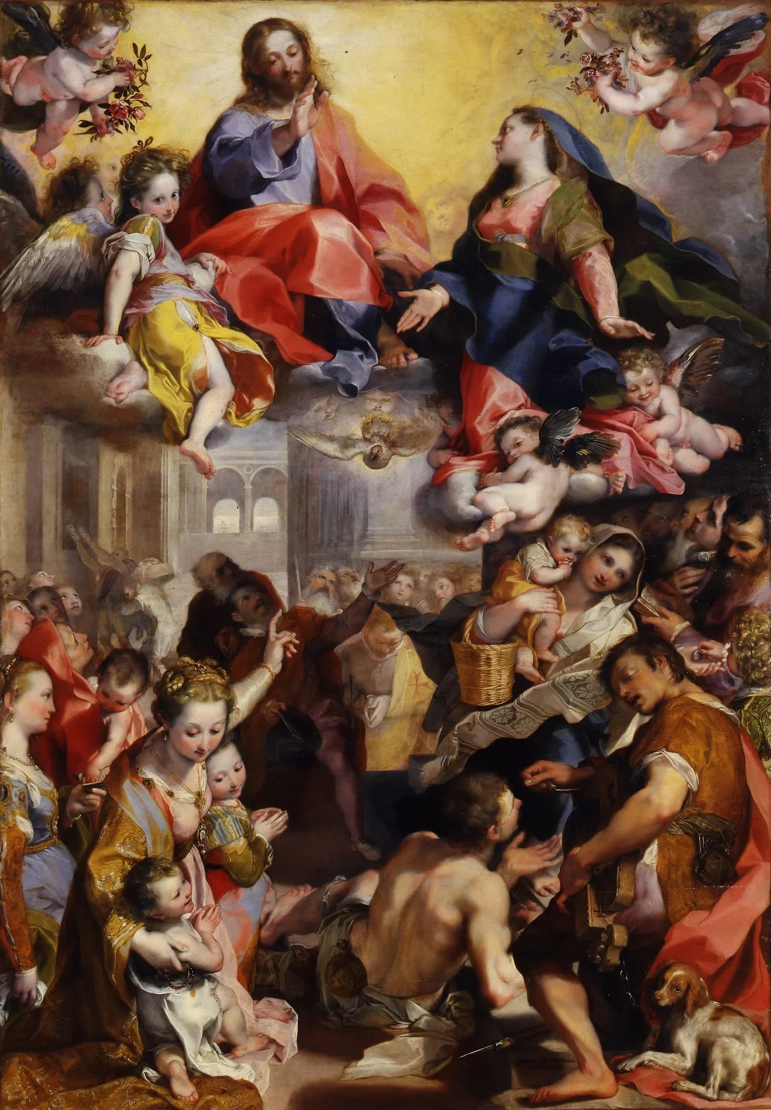 Madone du peuple - Federico Barroci image 1 copie de tableau peinte à la main