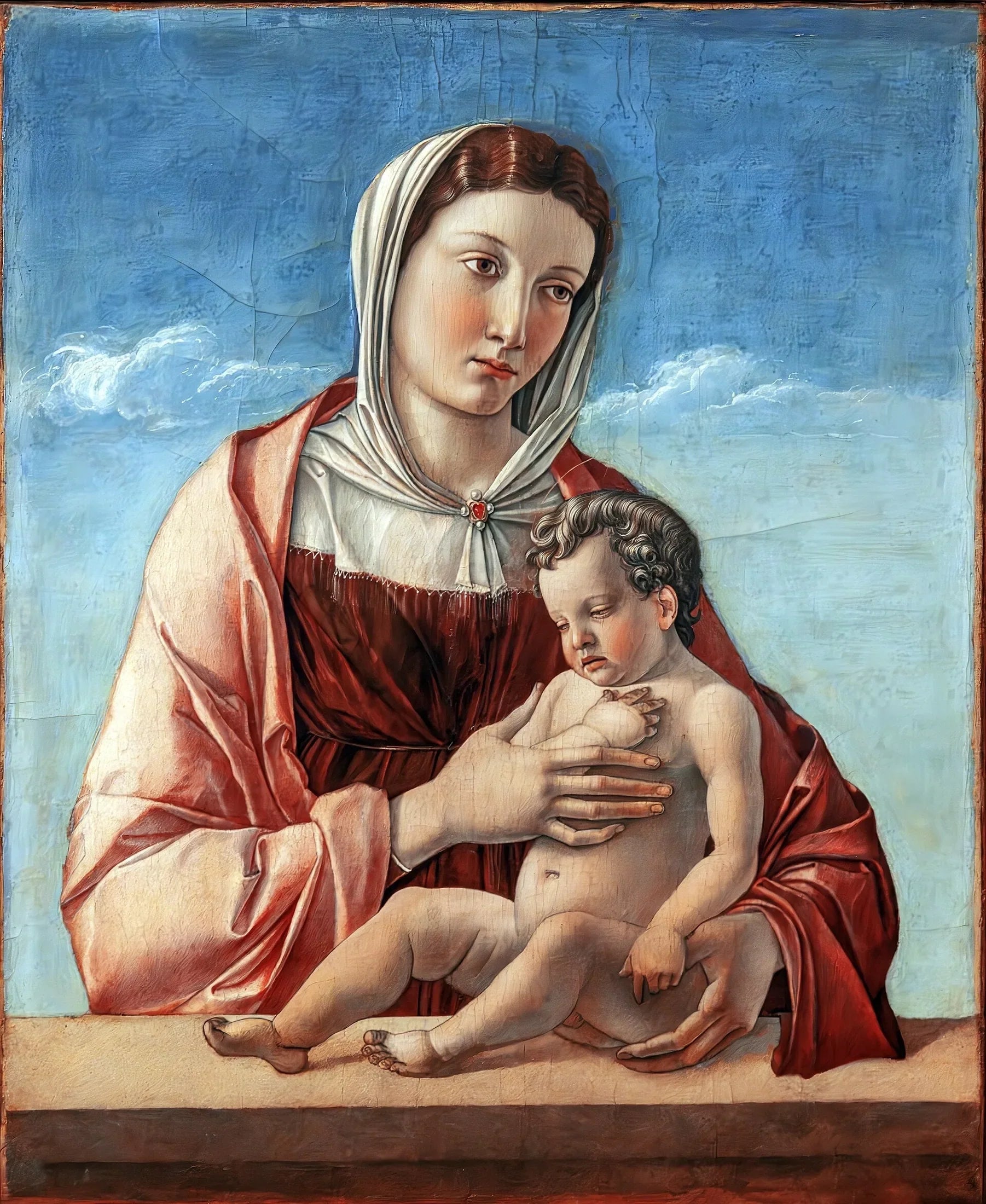 Madone Frizzoni - Giovanni Bellini image 1 reproduction de peinture à l’huile