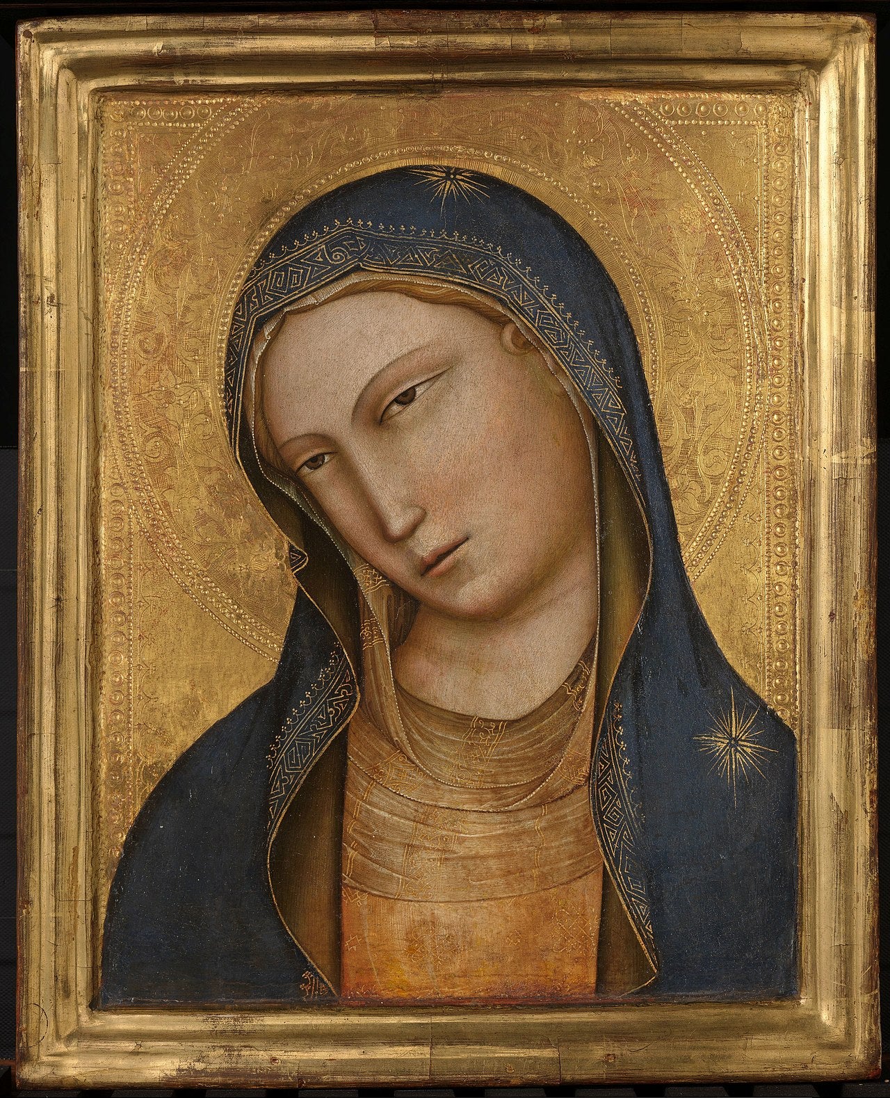 Madone - Lorenzo Monaco image 1 copie peinte à la main à l’huile