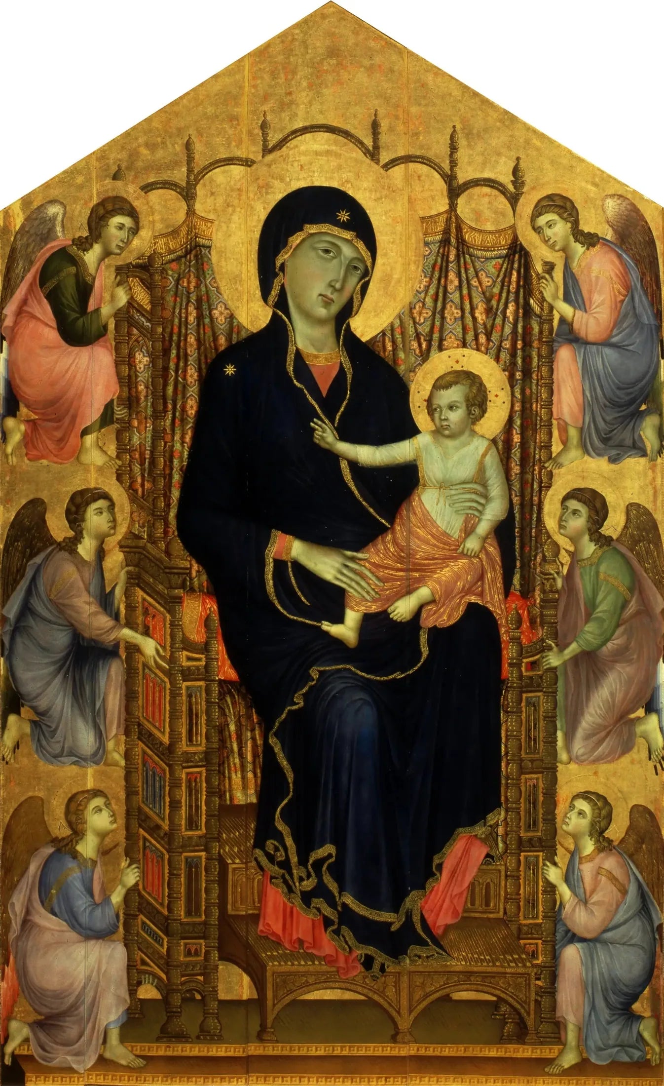 Madone Rucellai - Duccio di Buoninsegna image 1 tableau peint à l’huile sur toile