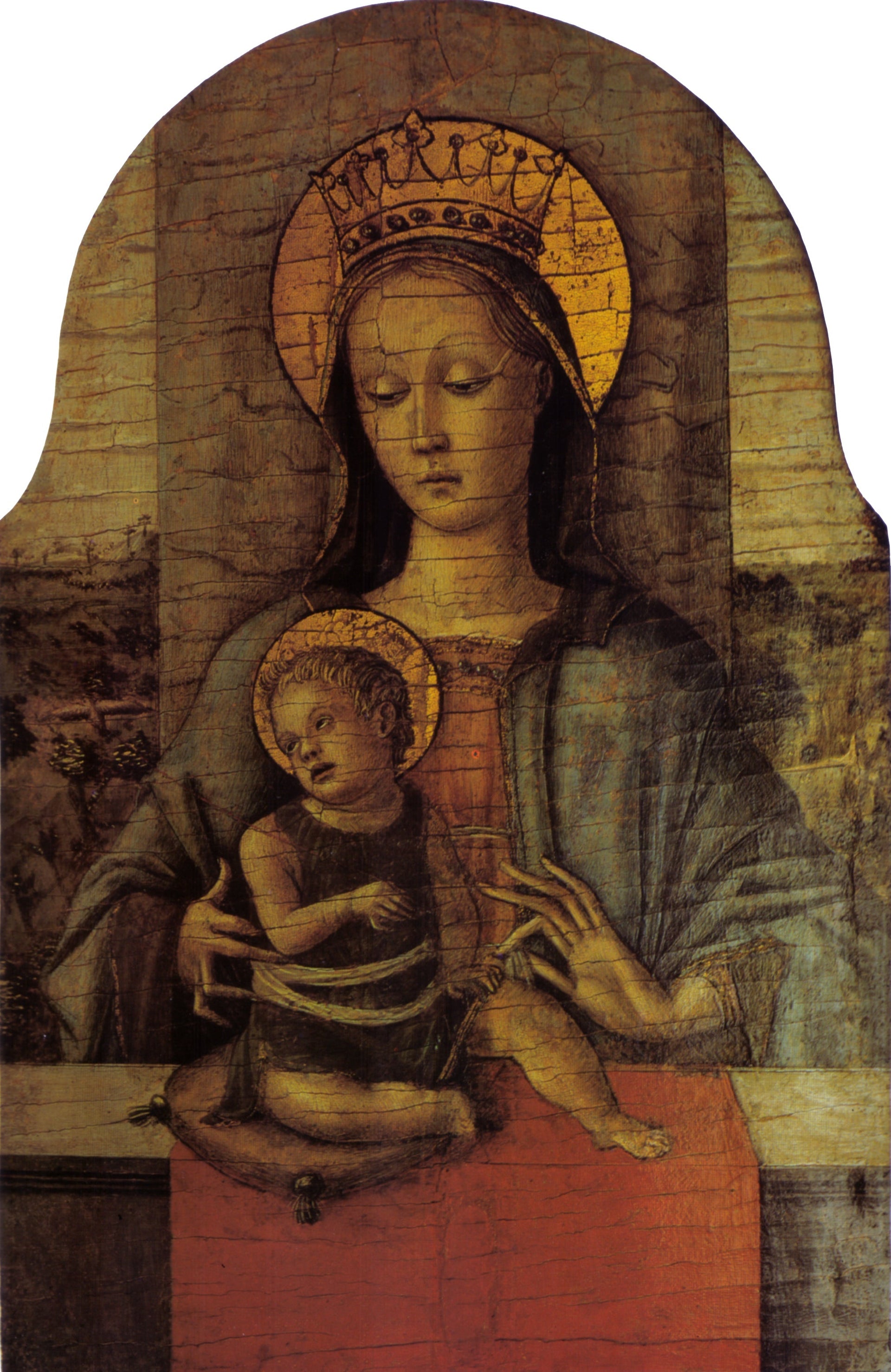 Madone Speyer - Carlo Crivelli image 1 copie de tableau peinte à la main