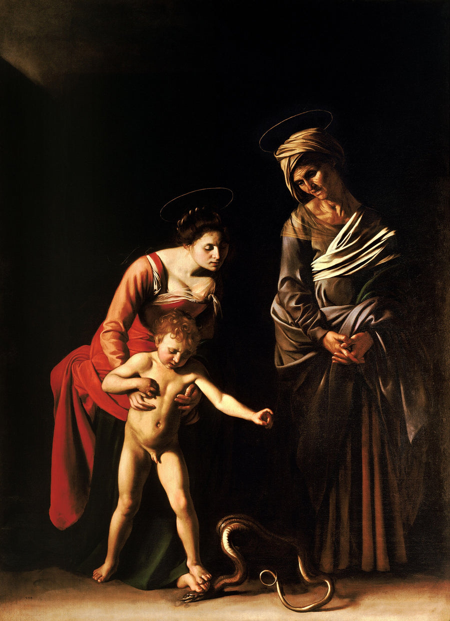 La Vierge à l’Enfant avec sainte Anne, dite Madonna dei Palafrenieri - Caravage