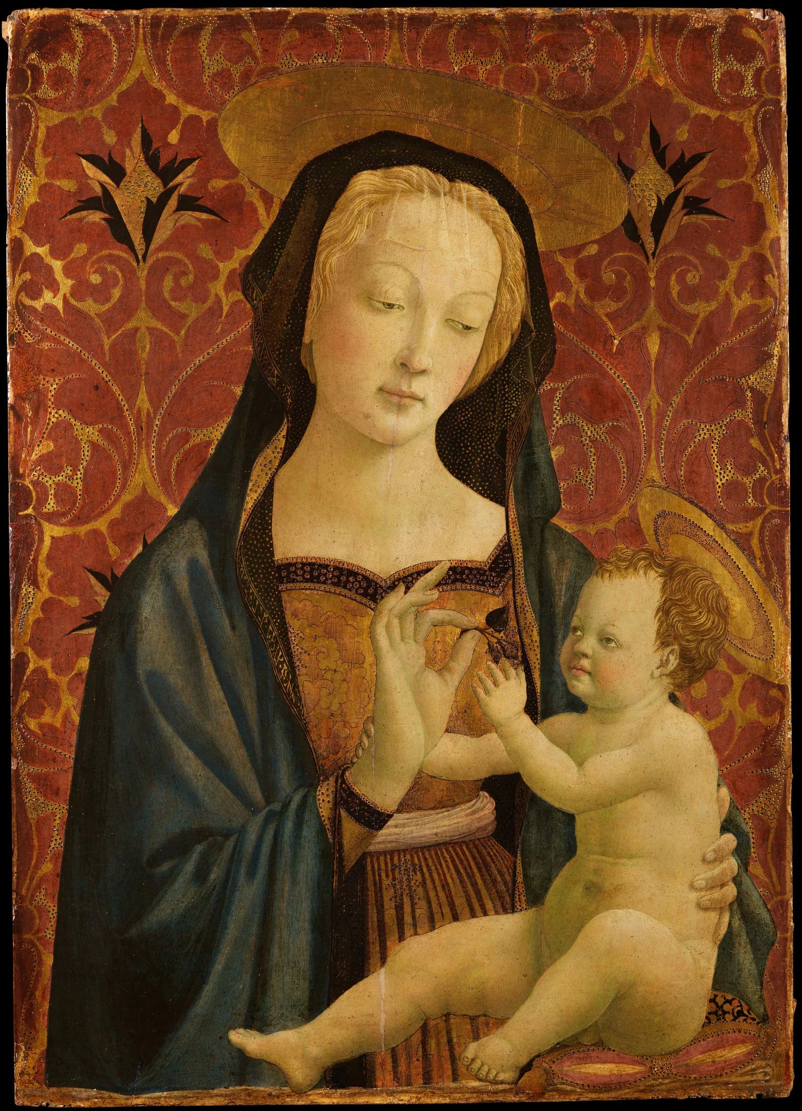 Madonna Berenson - Domenico Veneziano image 1 reproduction d’œuvre d’art à l’huile