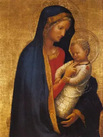 Madonna Casini - Masaccio image 1 reproduction artisanale de tableau