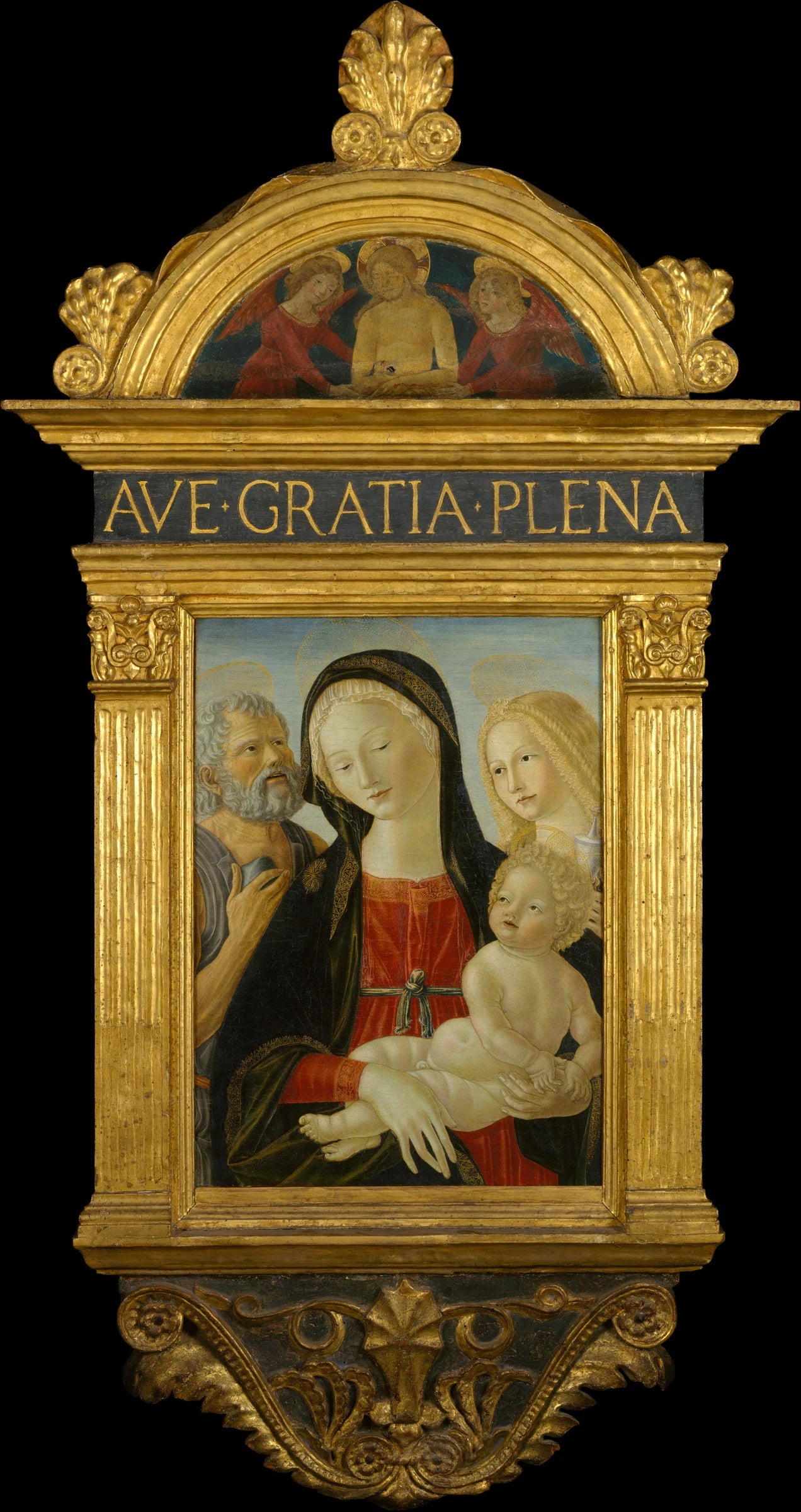 Madonna col Bambino tra i santi Girolamo e Maddalena - Neroccio de' Landi