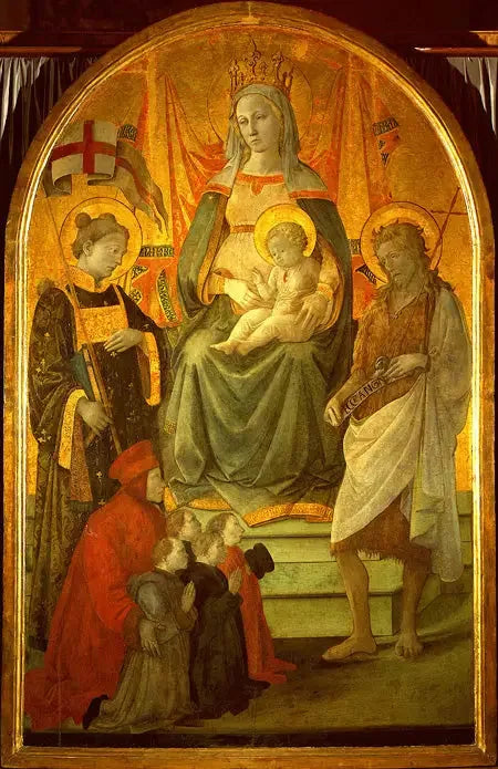 Madonna del Ceppo - Fra Filippo Lippi image 1 reproduction d’œuvre d’art à l’huile