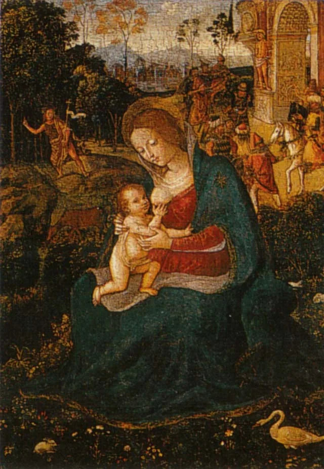 Madonna del Latte - Pinturicchio image 1 reproduction de peinture à l’huile