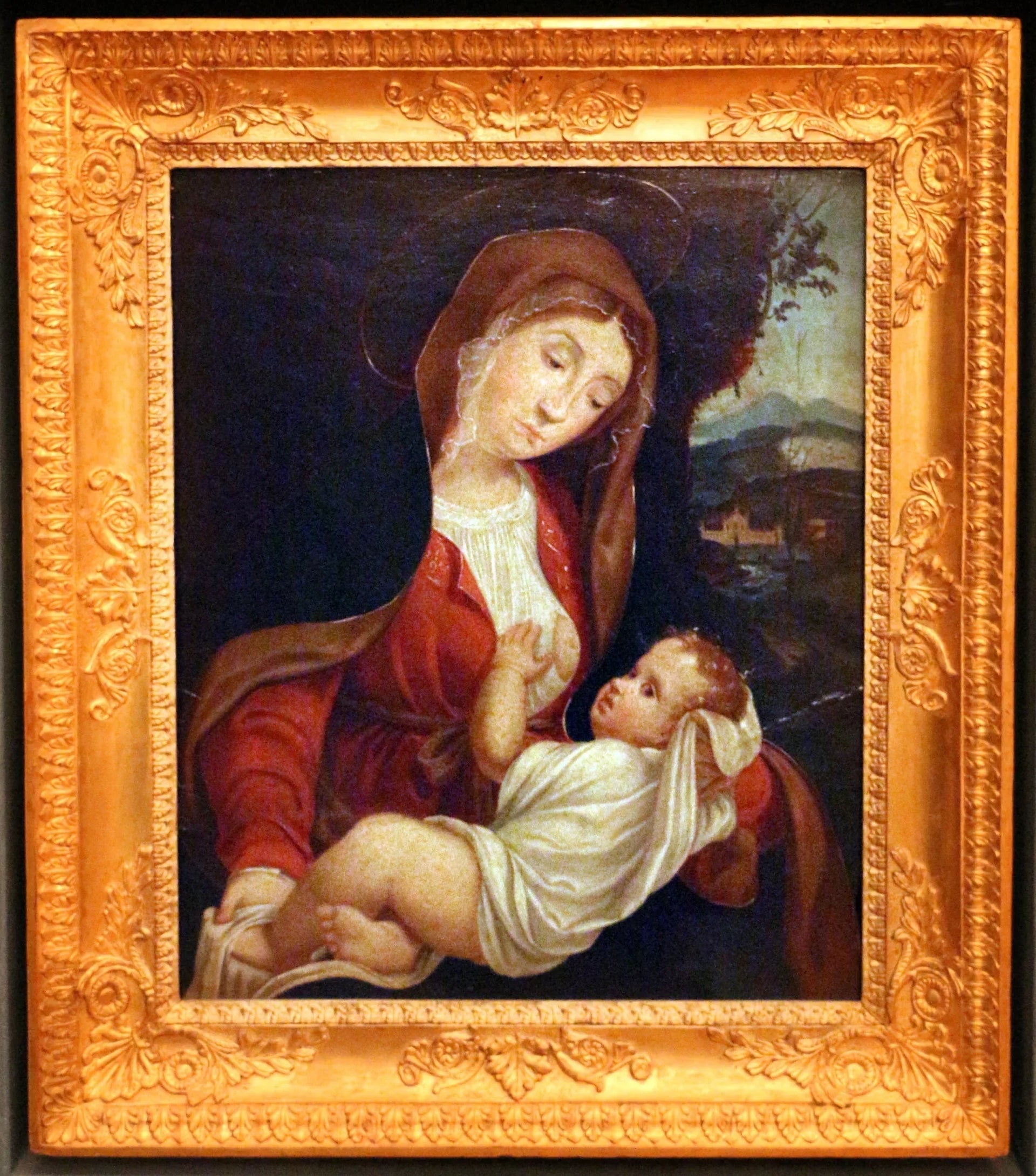 Madonna del latte (Previtali) - Andrea Previtali image 1 reproduction de peinture à l’huile