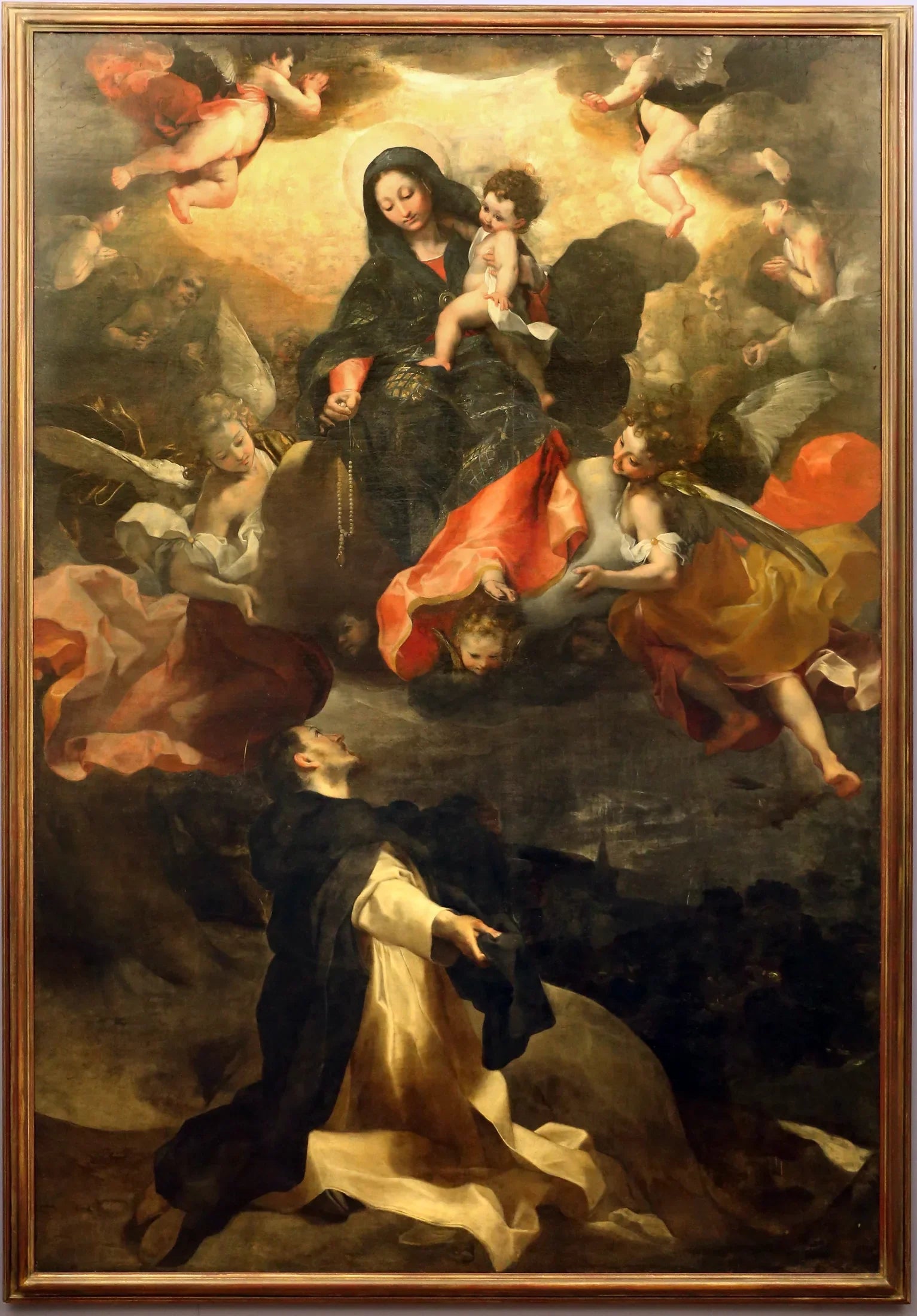 Madonna del Rosario - Federico Barroci image 1 reproduction réalisée par Alpha Reproduction