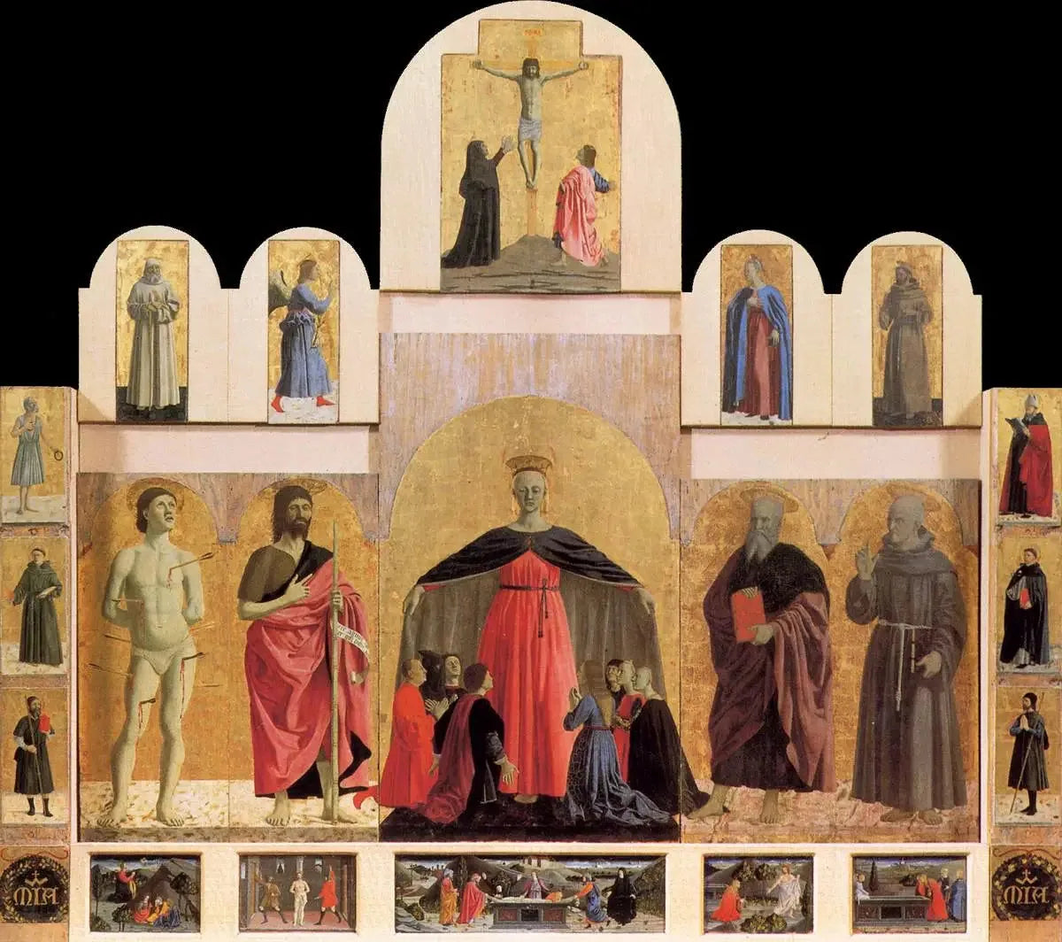Madonna della Misericordia - Piero della Francesca image 1 tableau peint à l’huile sur toile