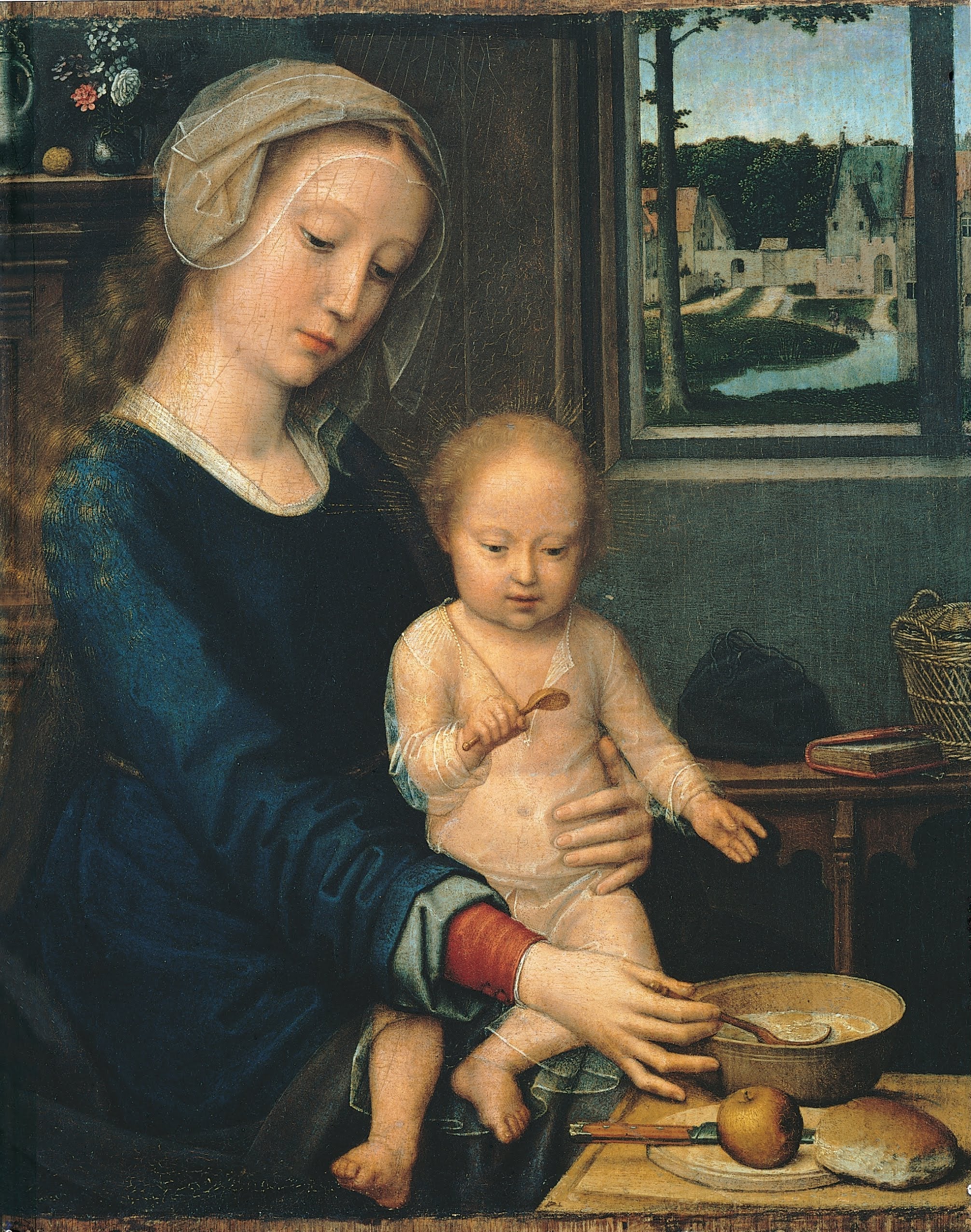 Madonna della papa - Gérard David image 1 tableau peint à l’huile sur toile