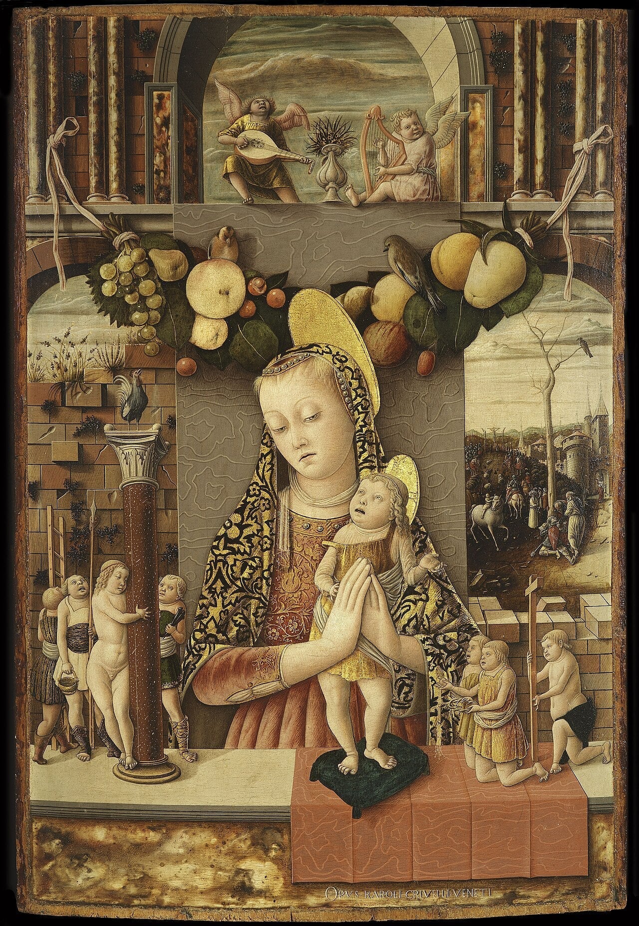 Madonna della Passione - Carlo Crivelli image 1 reproduction artisanale de tableau