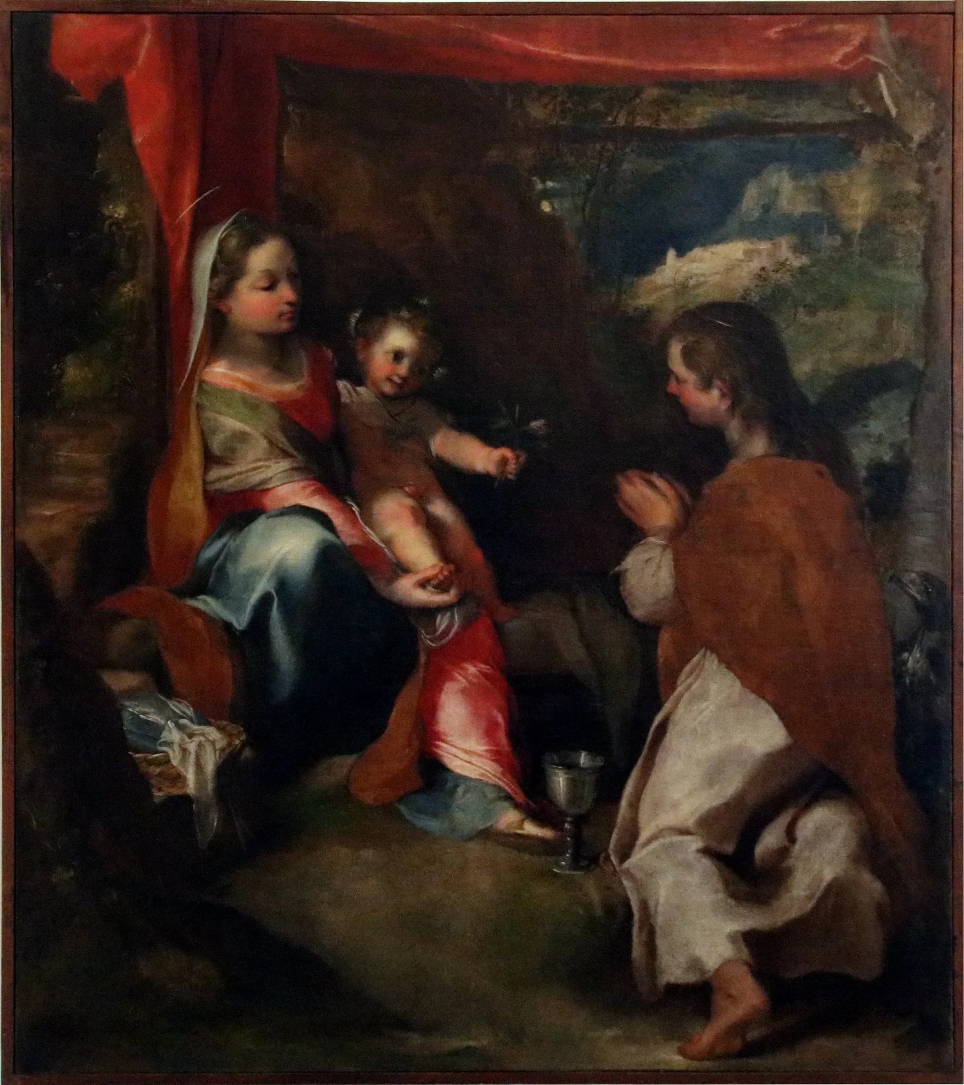 Madonna di san Giovanni - Federico Barroci image 1 copie de tableau peinte à la main
