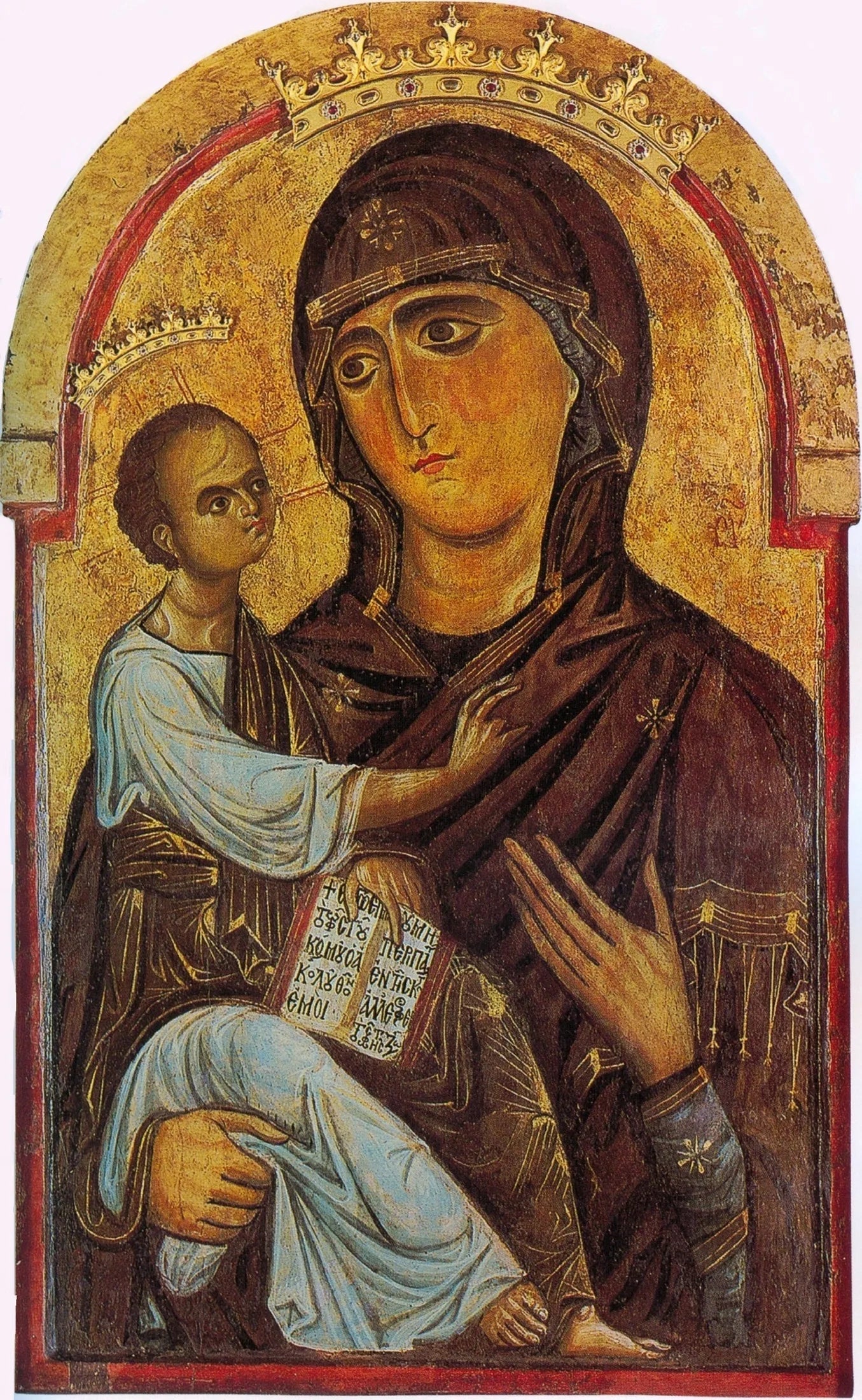Madonna di sotto gli organi - Berlinghiero Berlinghieri image 1 reproduction de peinture à l’huile
