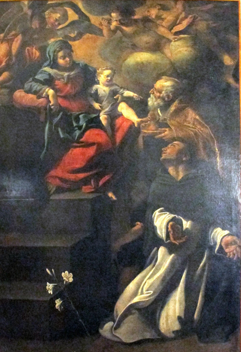 Madonna in trono con Bambino e Santi - Giovanni Lanfranco