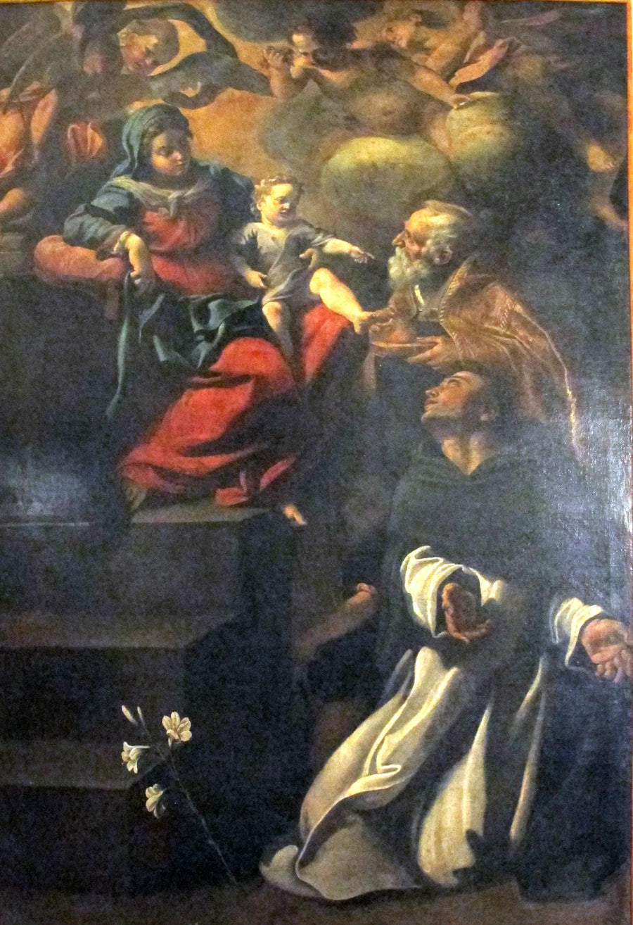 Madonna in trono con Bambino e Santi - Giovanni Lanfranco