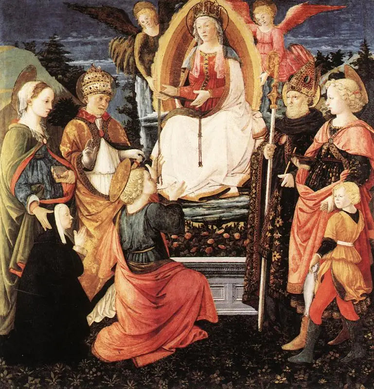 Madonna of the Belt - Fra Filippo Lippi image 1 reproduction artisanale de tableau