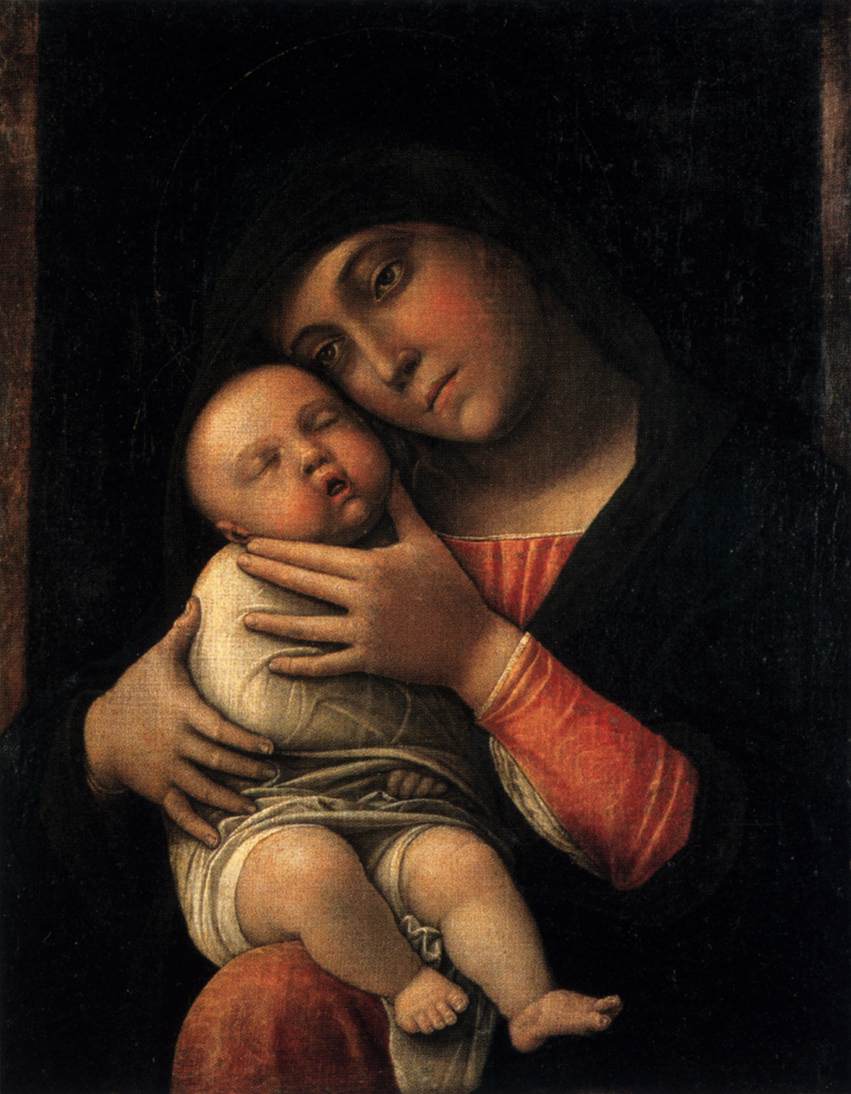 Madonna Poldi Pezzoli - Andrea Mantegna image 1 copie de tableau peinte à la main