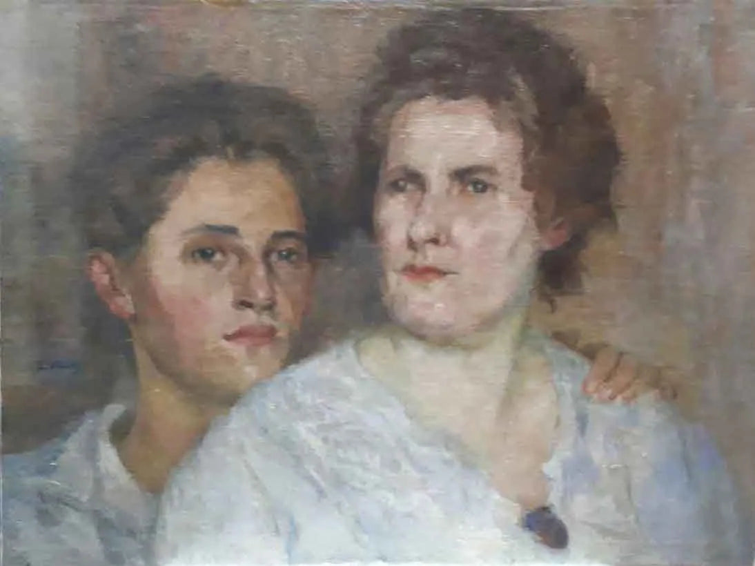Mãe e filho - Eliseu Visconti image 1 tableau peint à l’huile sur toile