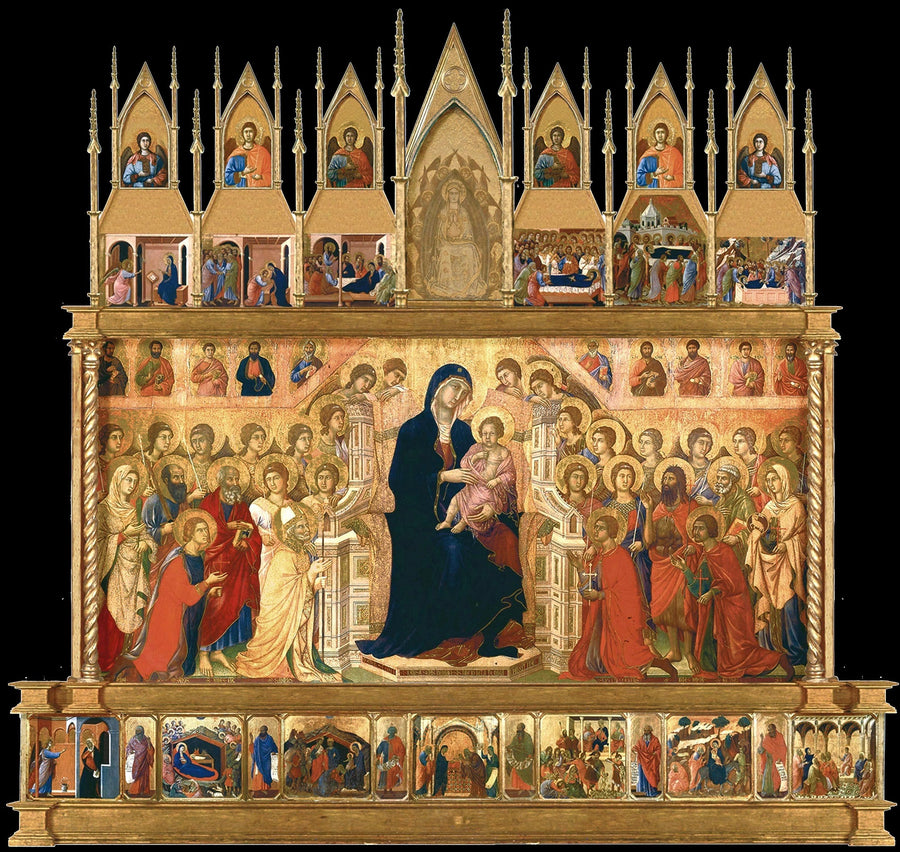 Lamentation sur le Christ mort, Maestà - Duccio di Buoninsegna
